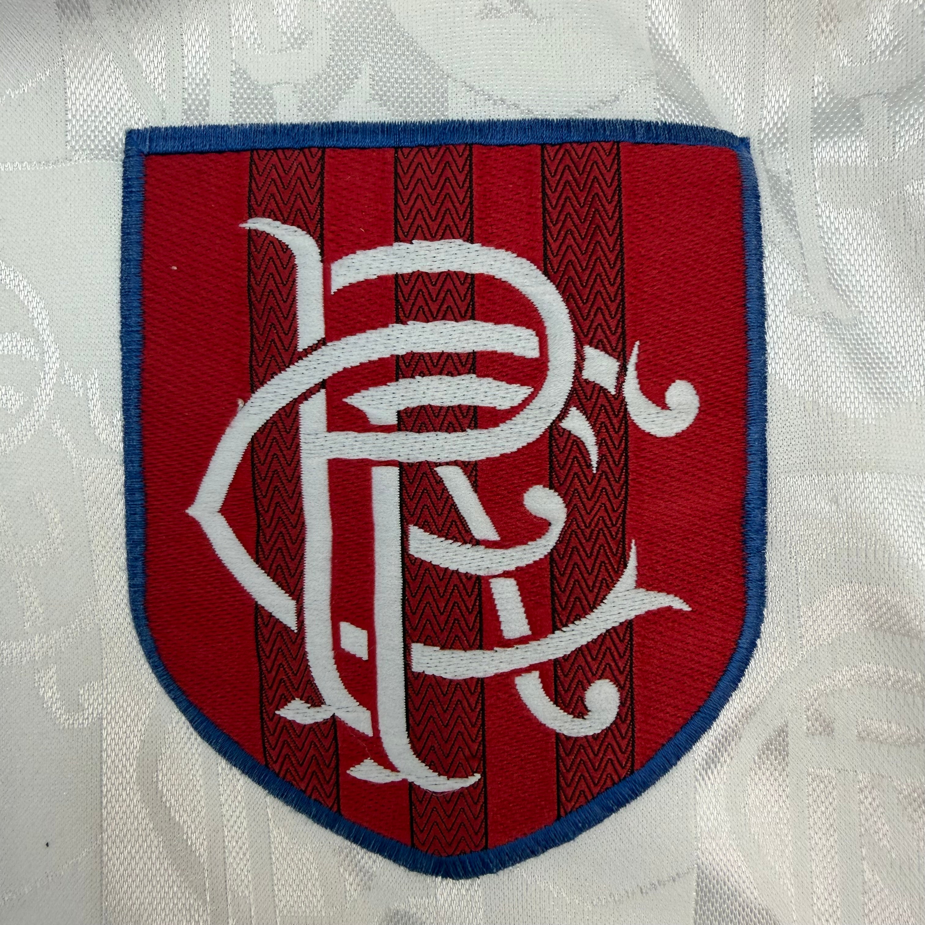 Vintage Adidas 1996-97 Rangers Away Jersey White