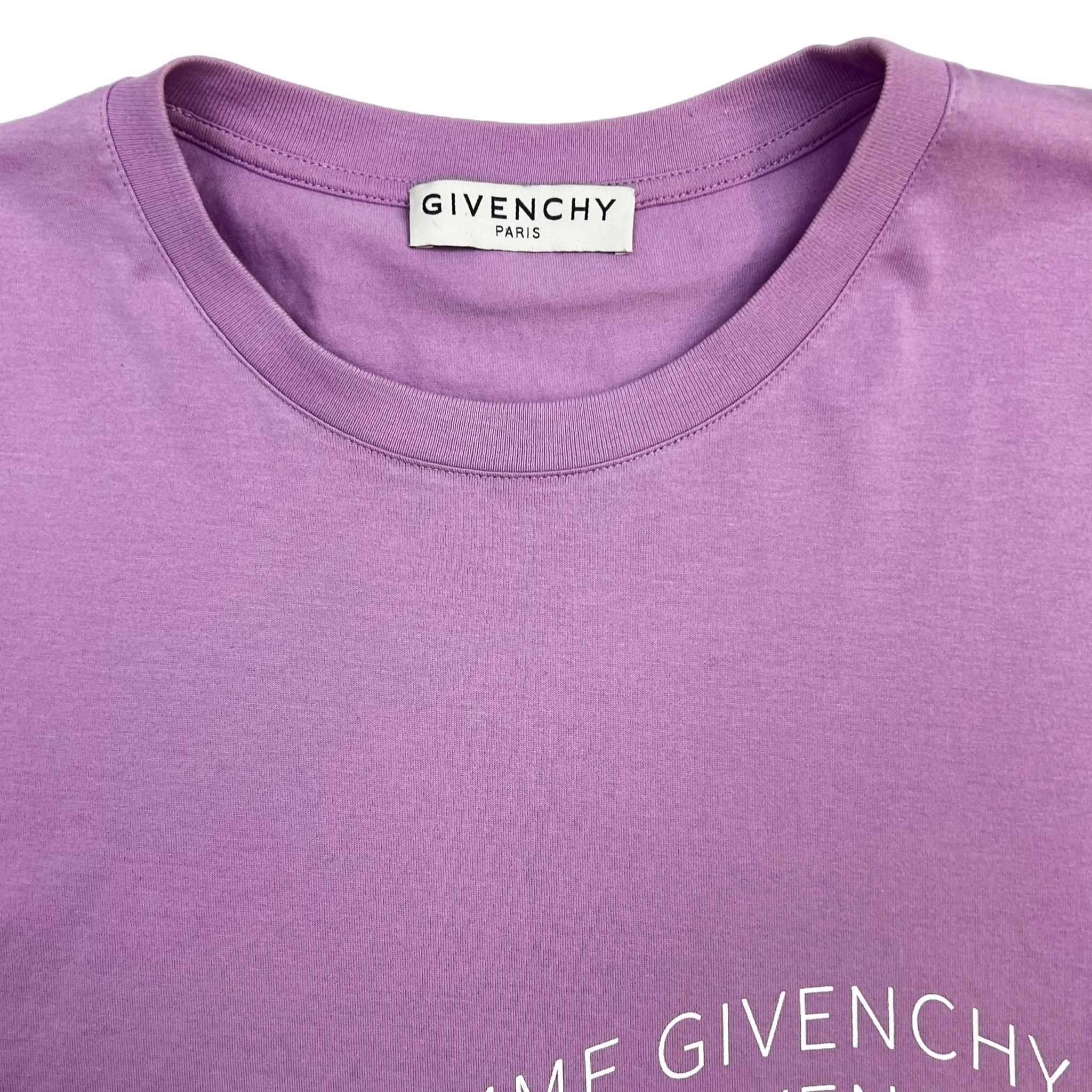 Givenchy Wave Logo Tee Purple