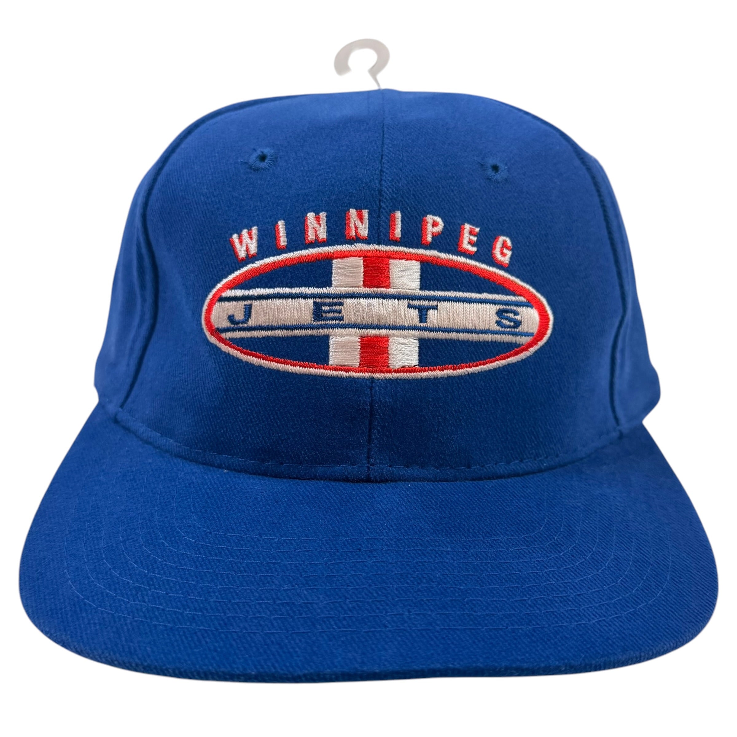 Vintage Winnipeg Jets Sports Specialties Snapback Hat Blue