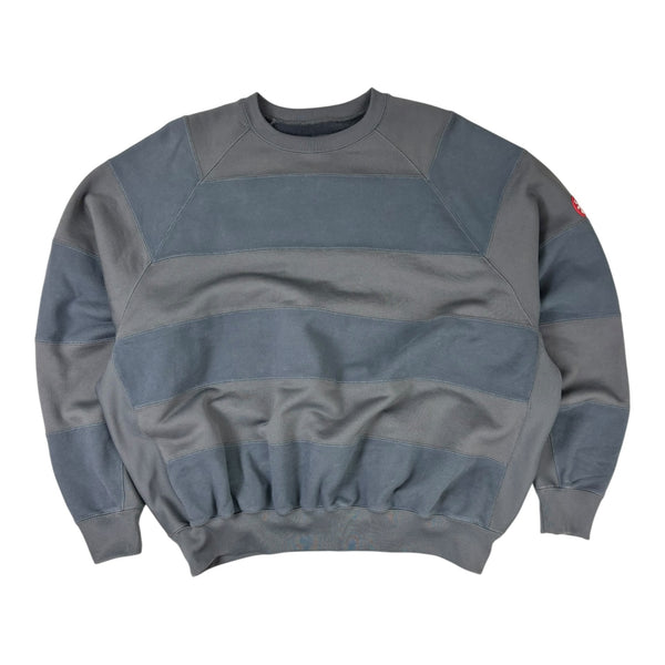 Cav Empt Striped Crewneck Grey/Blue