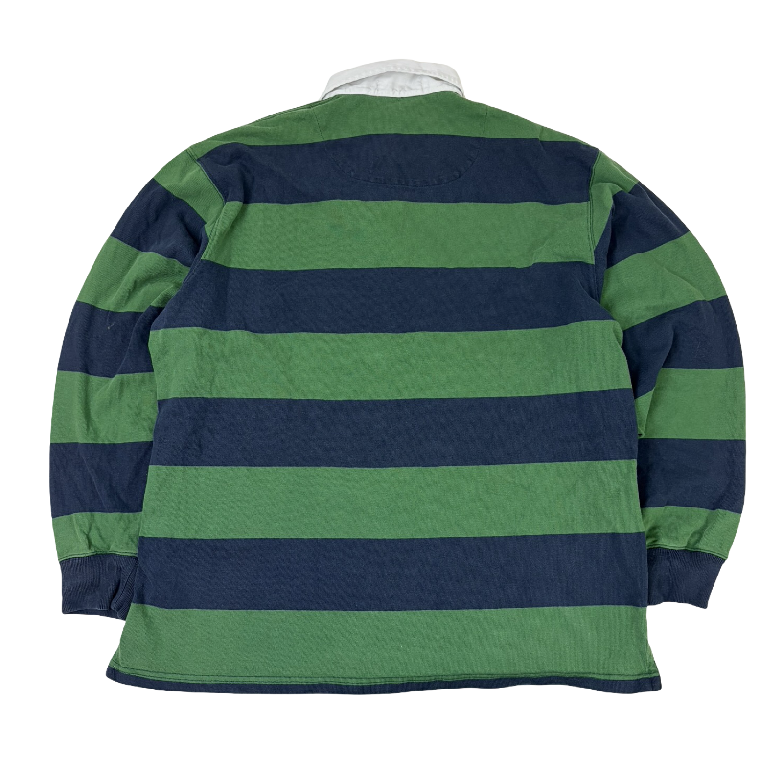 Vintage Polo Ralph Lauren Striped Rugby Longsleeve Green/Navy