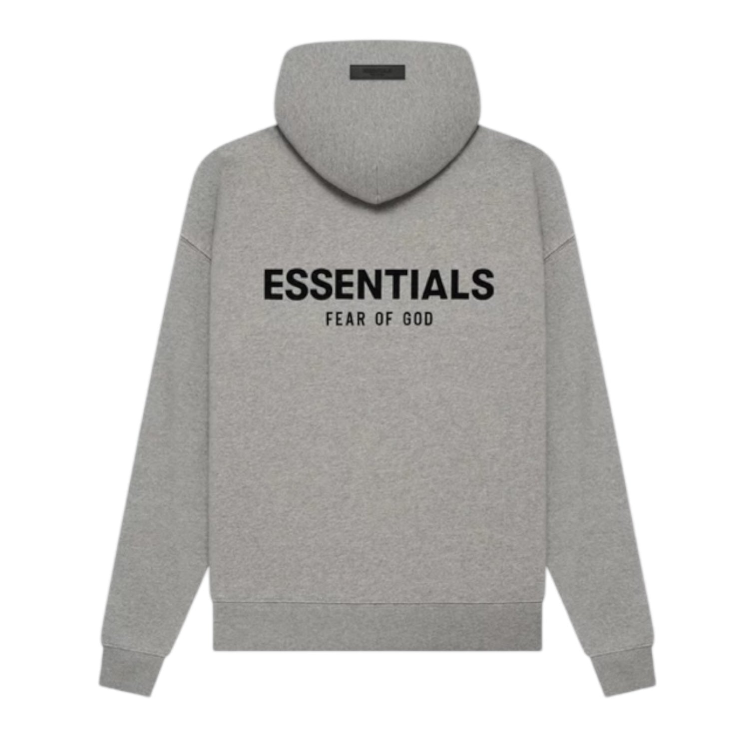 Fear Of God Essentials Dark Oatmeal Heather Grey Hoodie