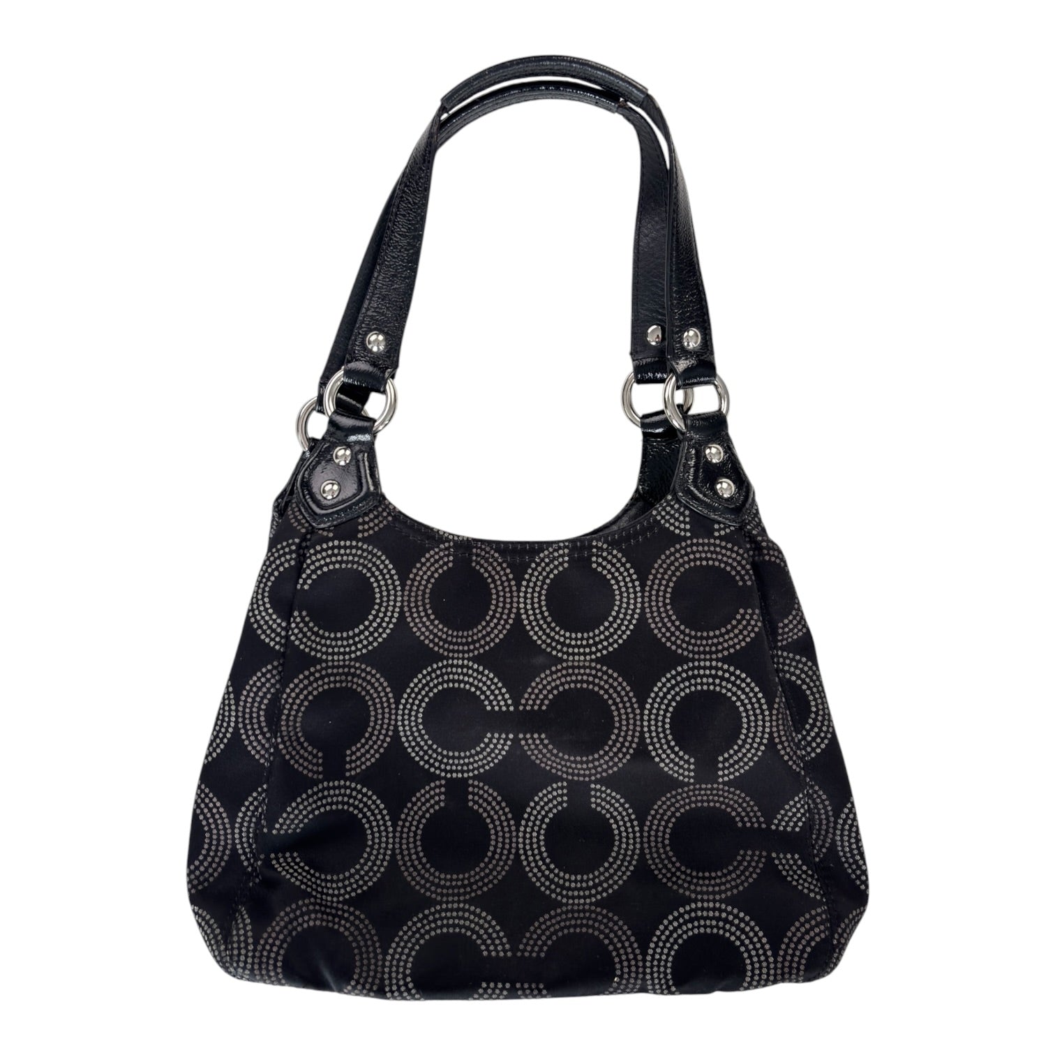 (W) Coach Ashley Hobo Shoulder Bag Black