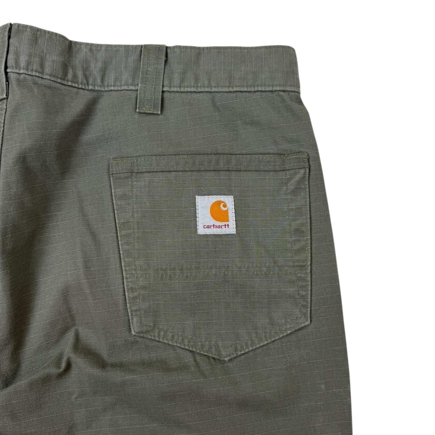 Carhartt Rugged Flex Relaxed Fit Ripstop Cargo Work Pants Olive