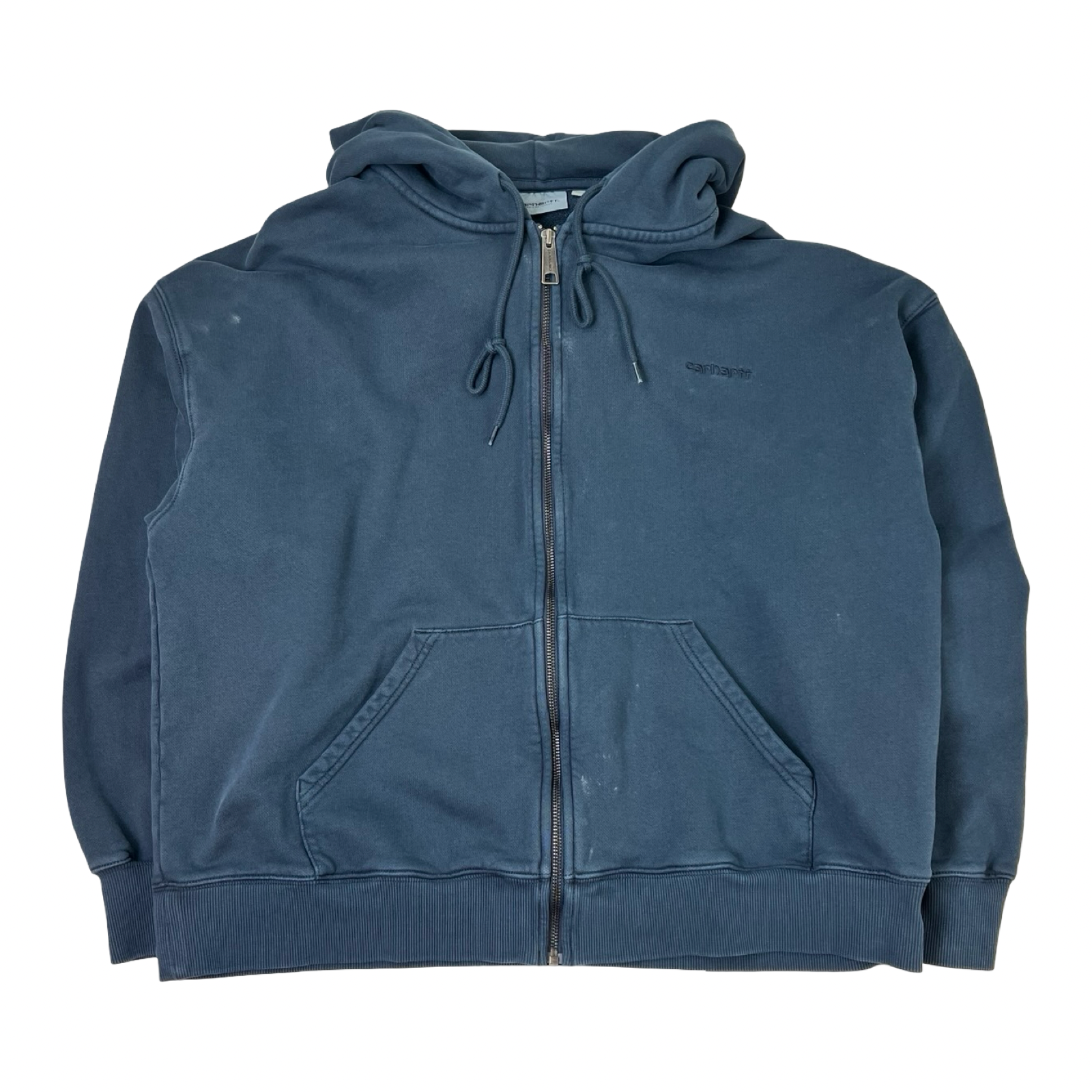 Carhartt WIP Benton Hooded Sweat Jacket Navy Blue