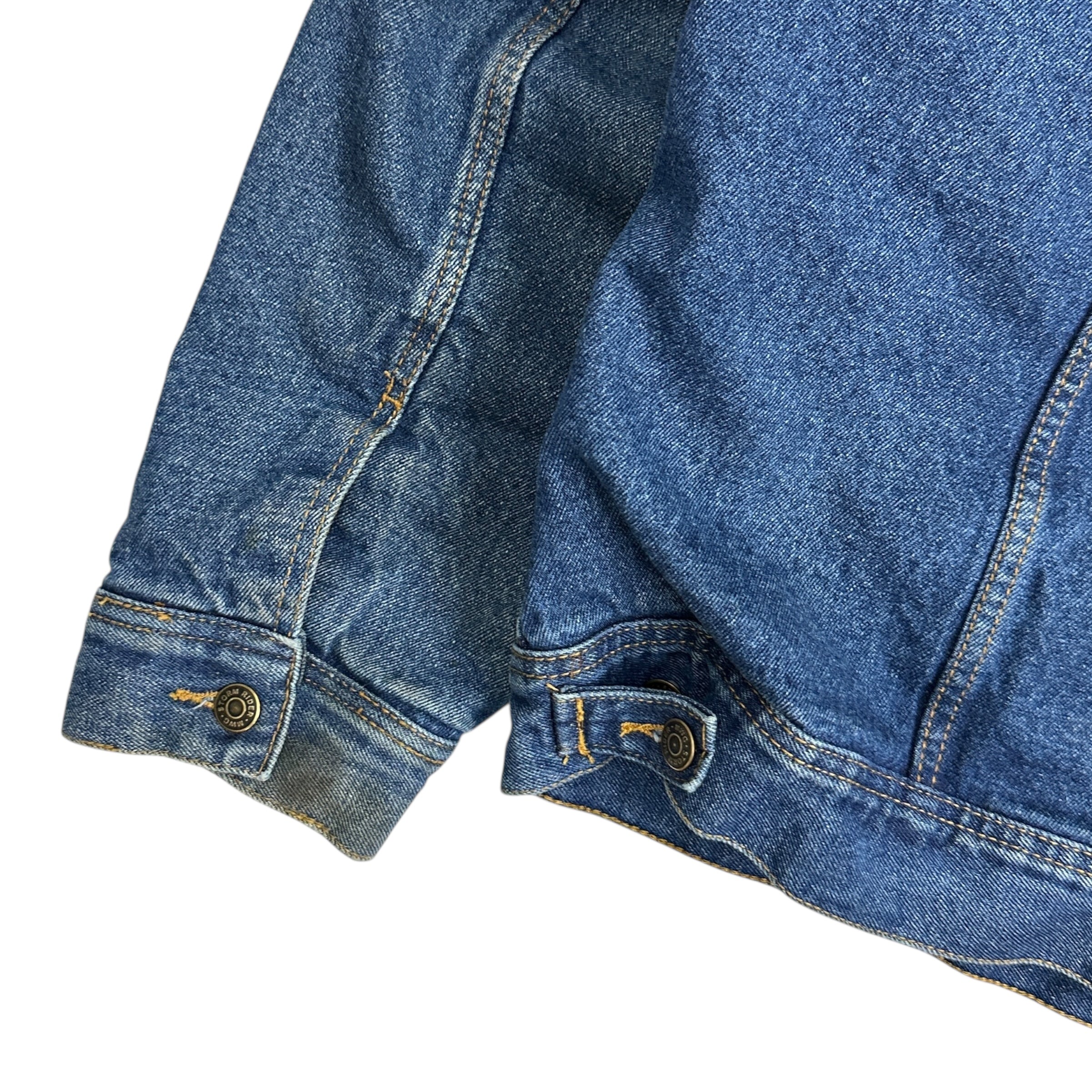 Vintage Storm Rider Blanket Lined Denim Jacket