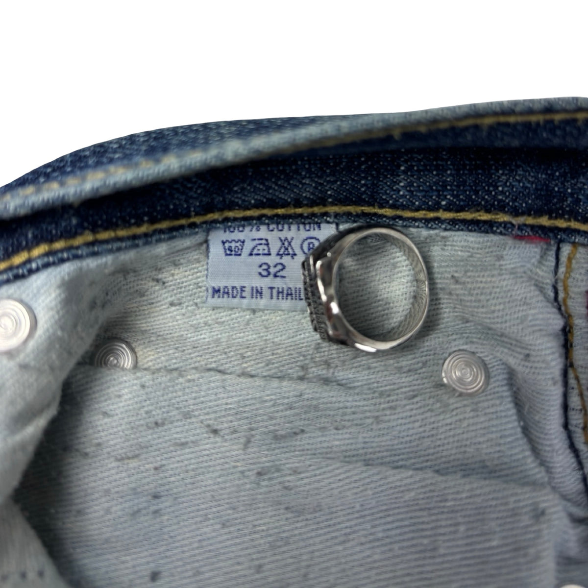 Vintage Y2K Diesel Jeans Denim Bottoms Navy/Cream Wash