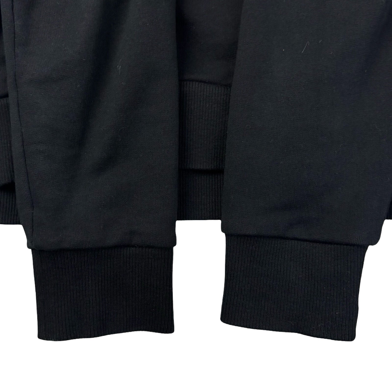 Balmain Paris Velvet Logo Side Zip Hoodie