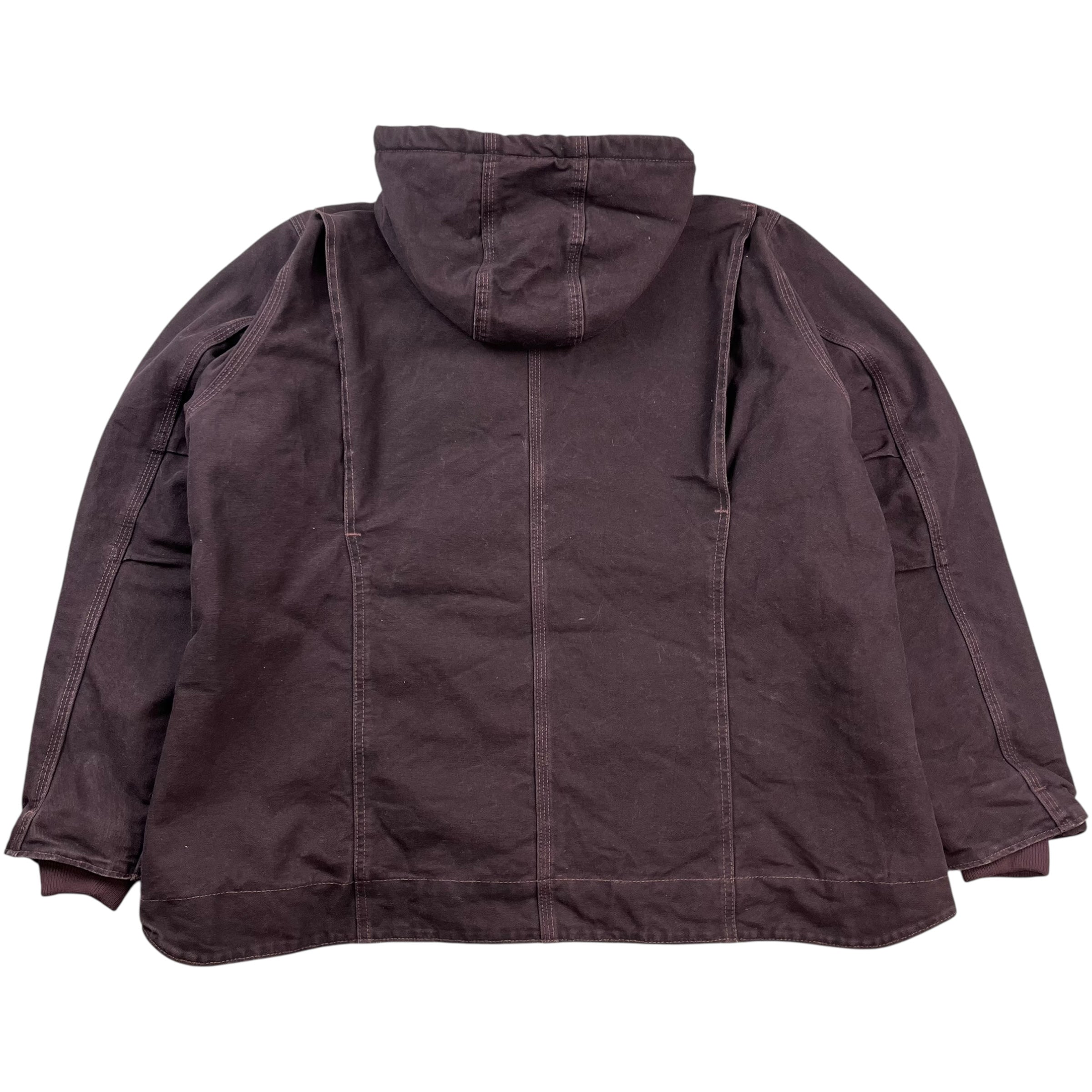 Vintage Carhartt Fleece Jacket Dark Brown