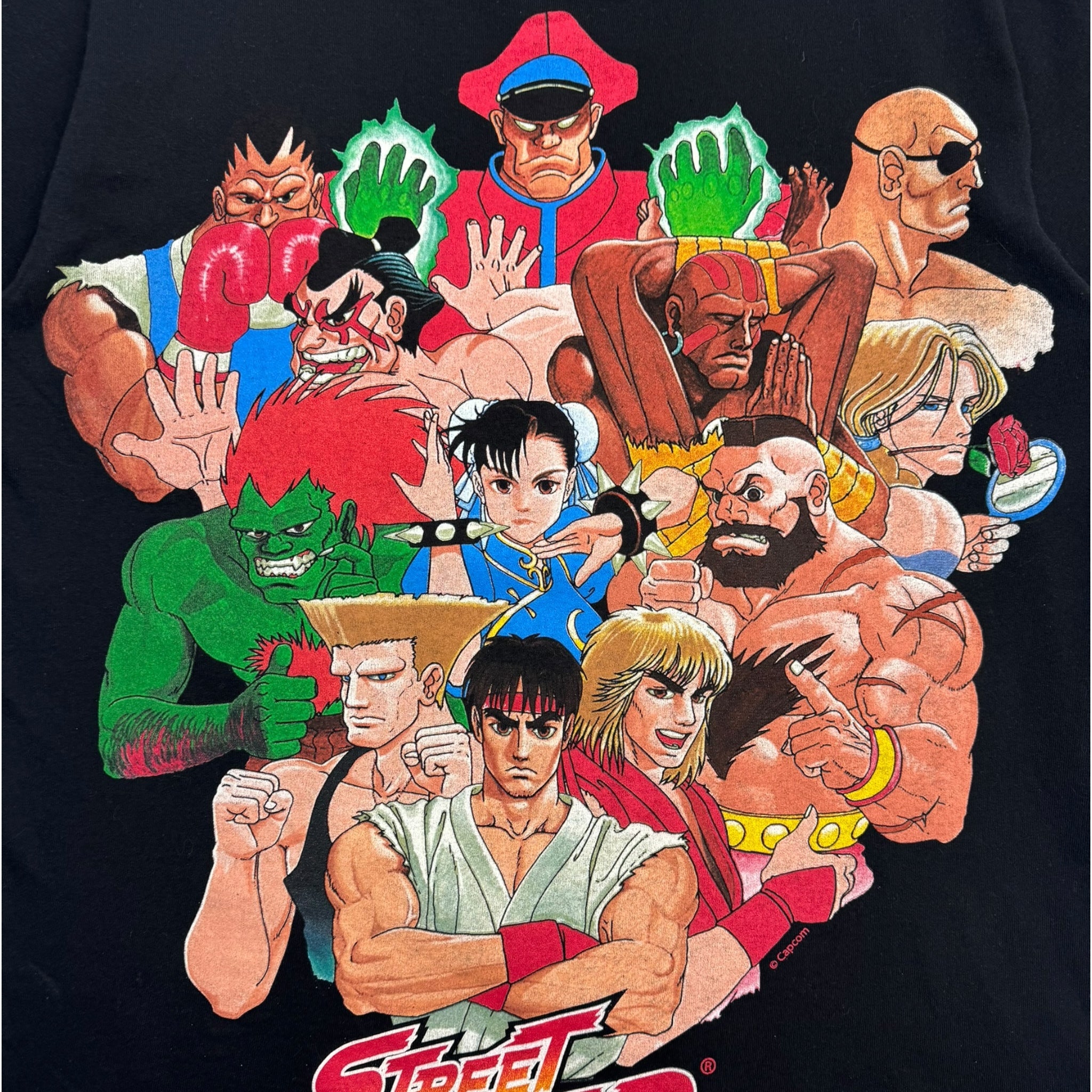 Vintage Street Fighter Characters T-Shirt