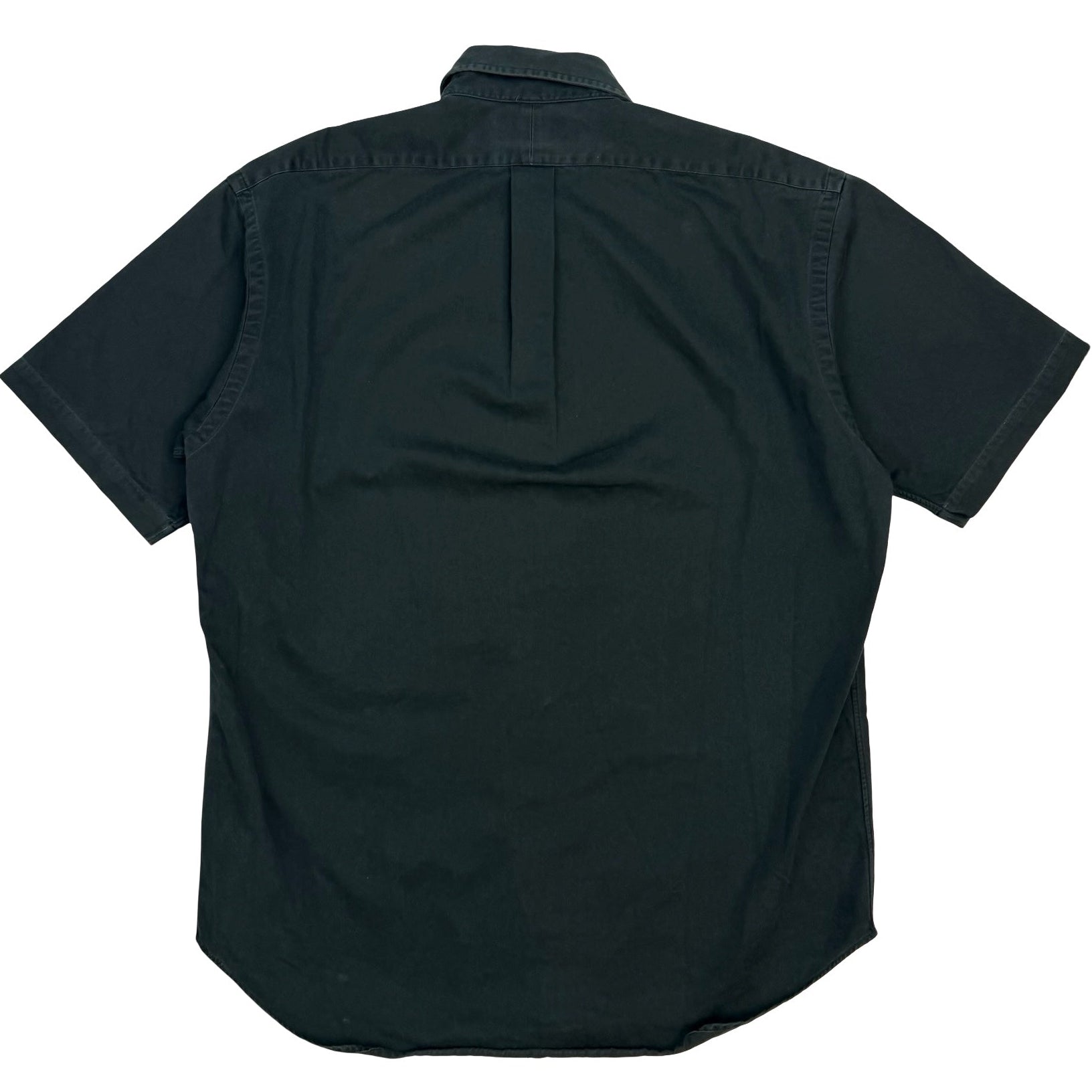 Vintage Polo Ralph Lauren Button Up Short Sleeve Shirt Black