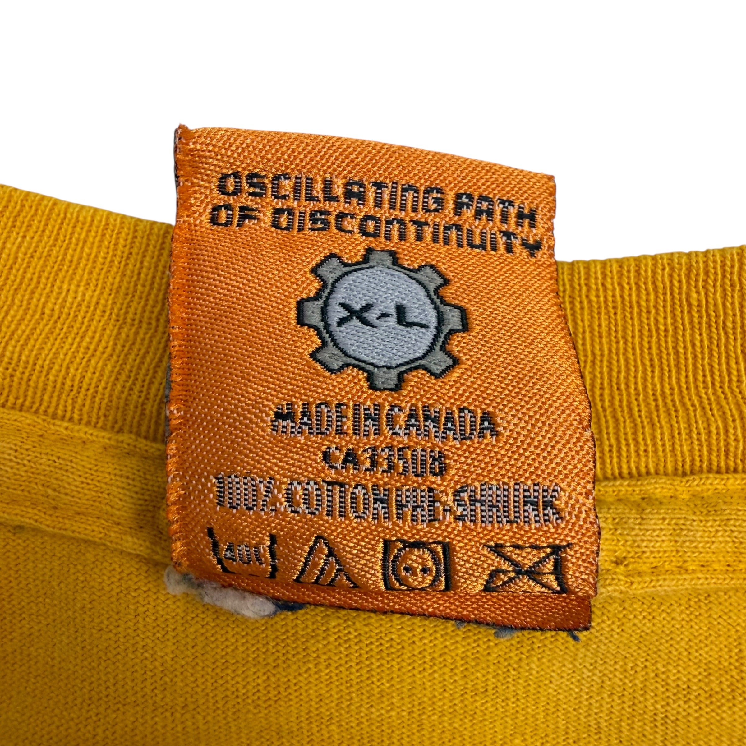 Vintage Snug Athle Techs Tee Yellow