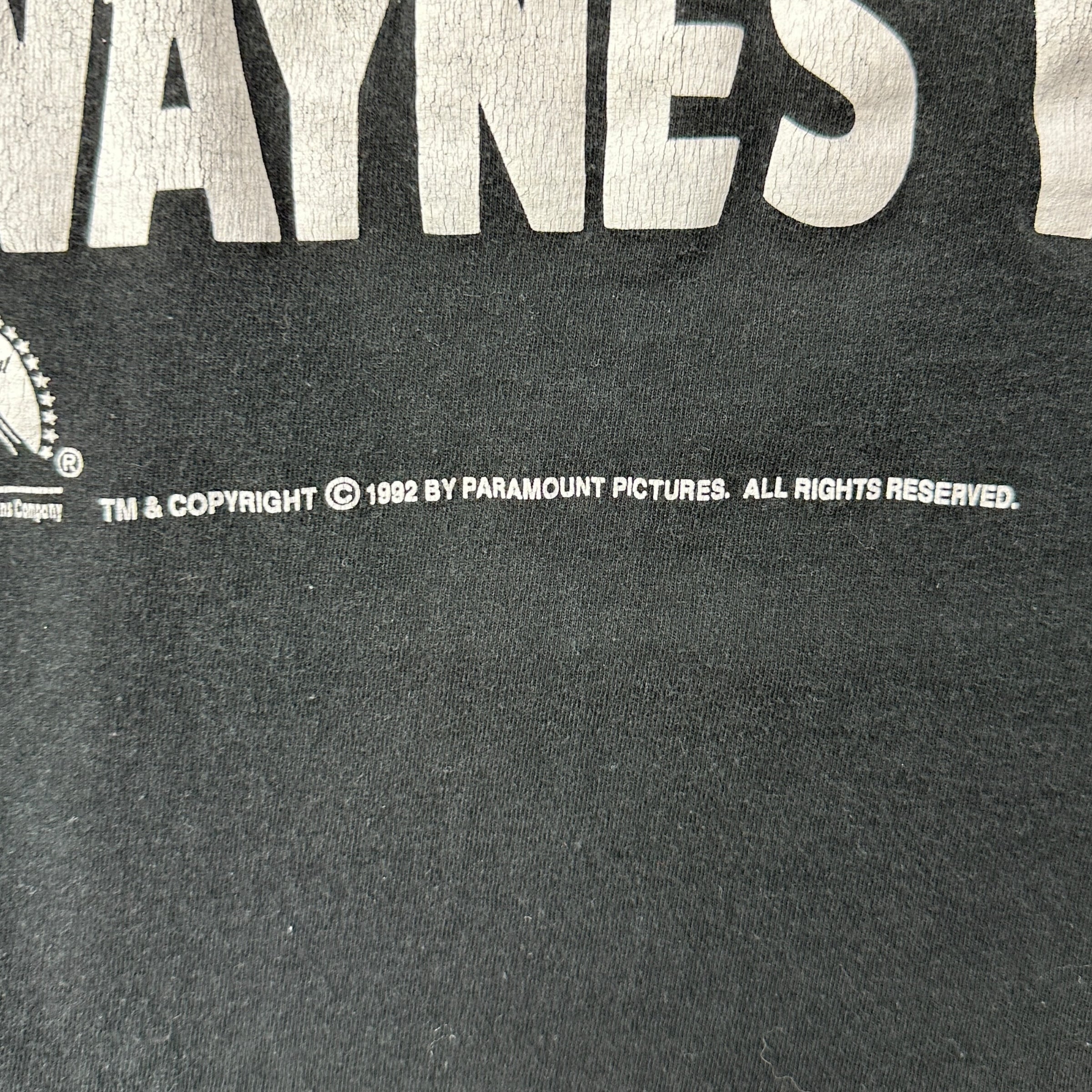 1990’s Waynes World Movie Promo Tee Black