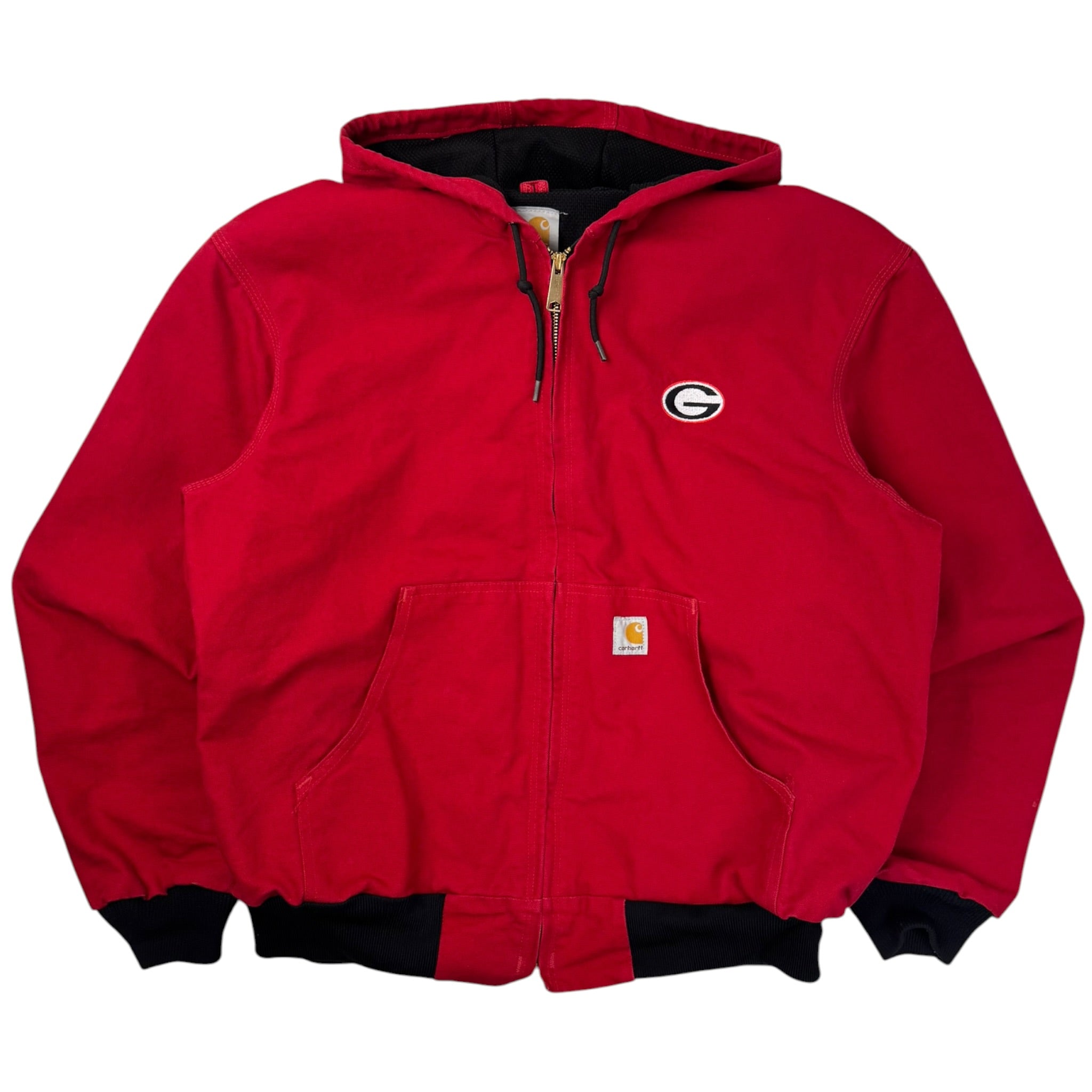 Vintage Carhartt Thermal Lined Active Jacket Red Hot