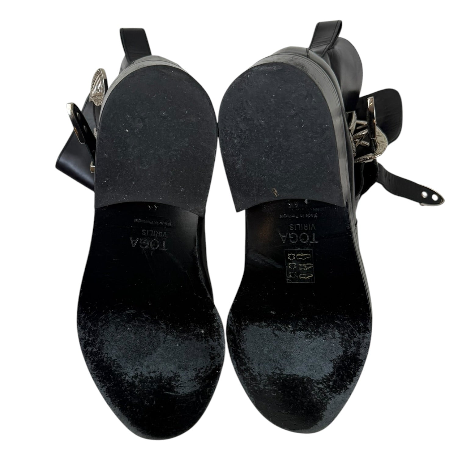 Toga Virilis Leather Chelsea Boots Black (Used)