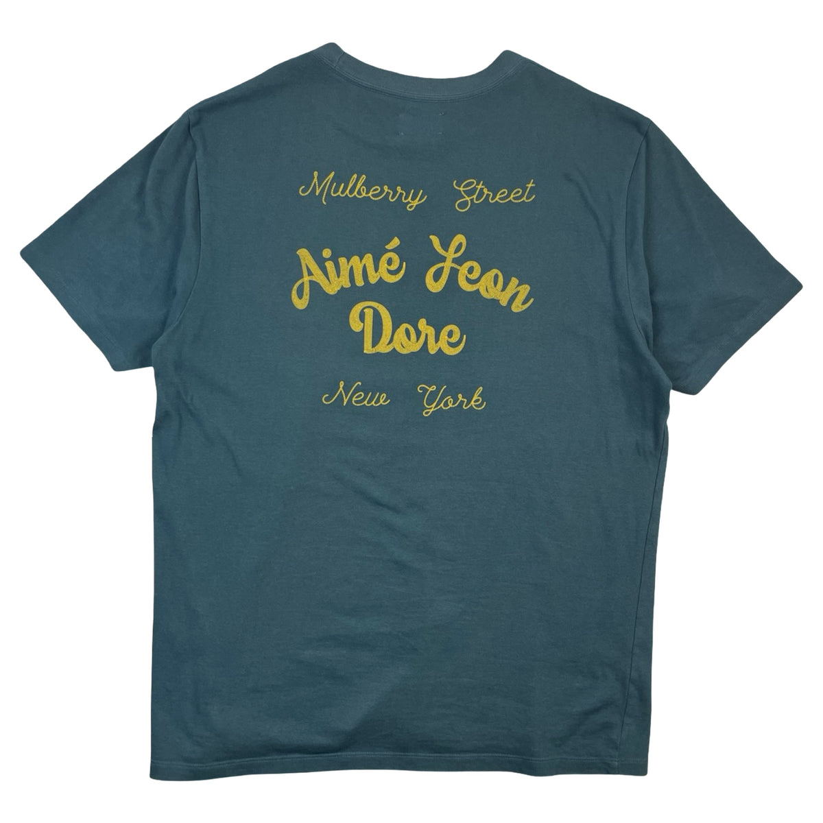 Aime Leon Dore Printed Chain Stitch Tee Blue