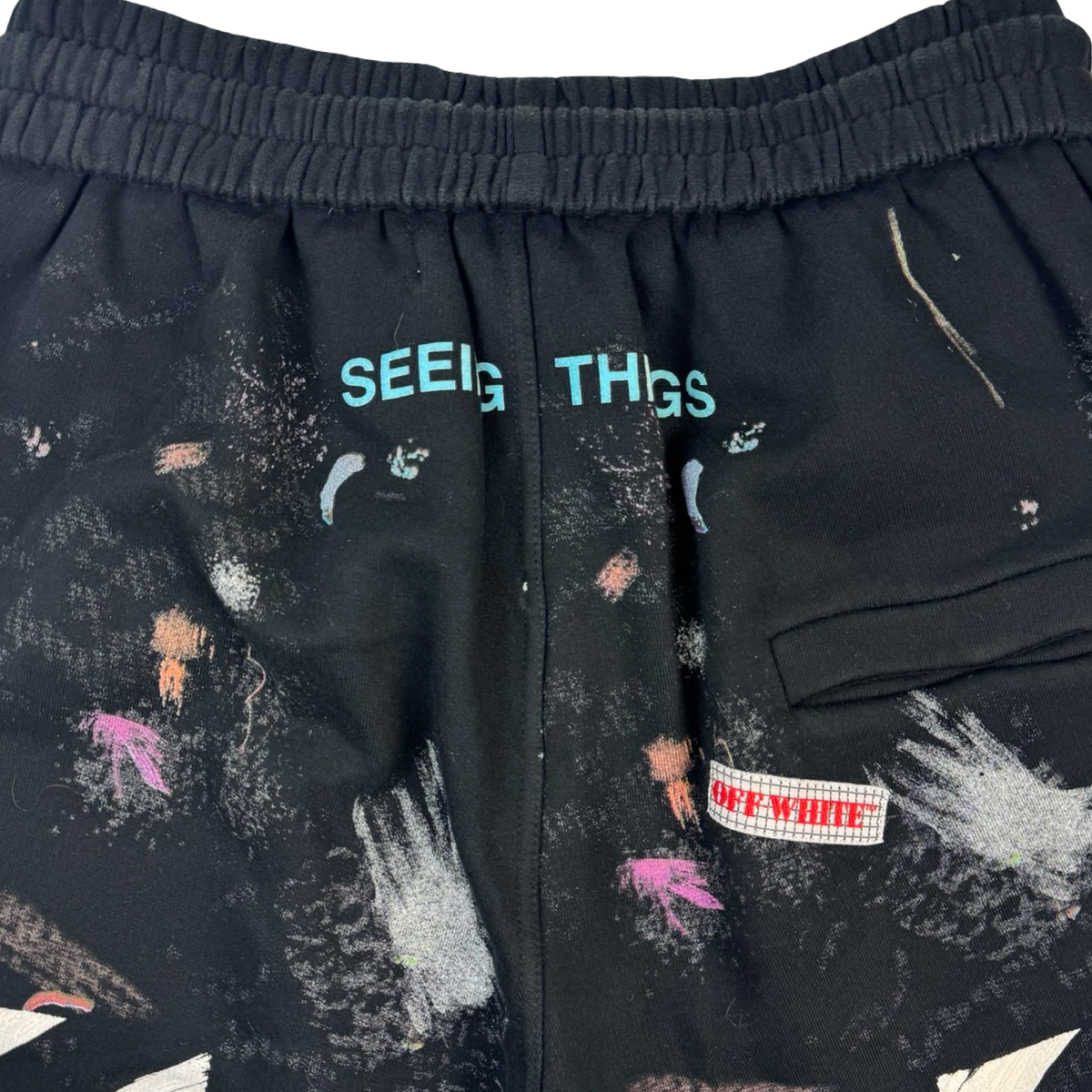 Off-White Galaxy Brushed Cotton Shorts