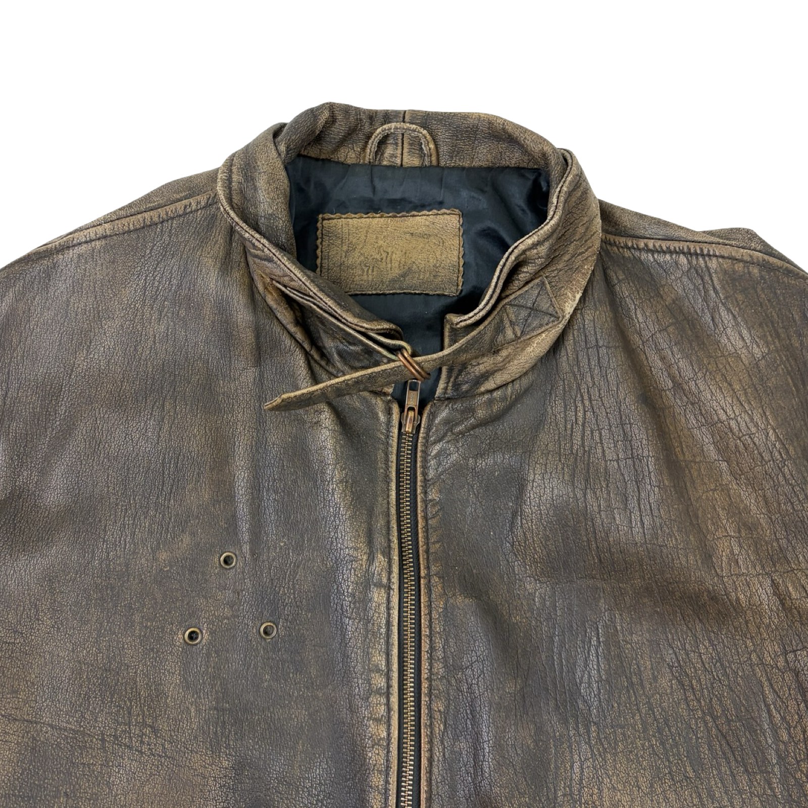 Vintage Leather Jacket Brown