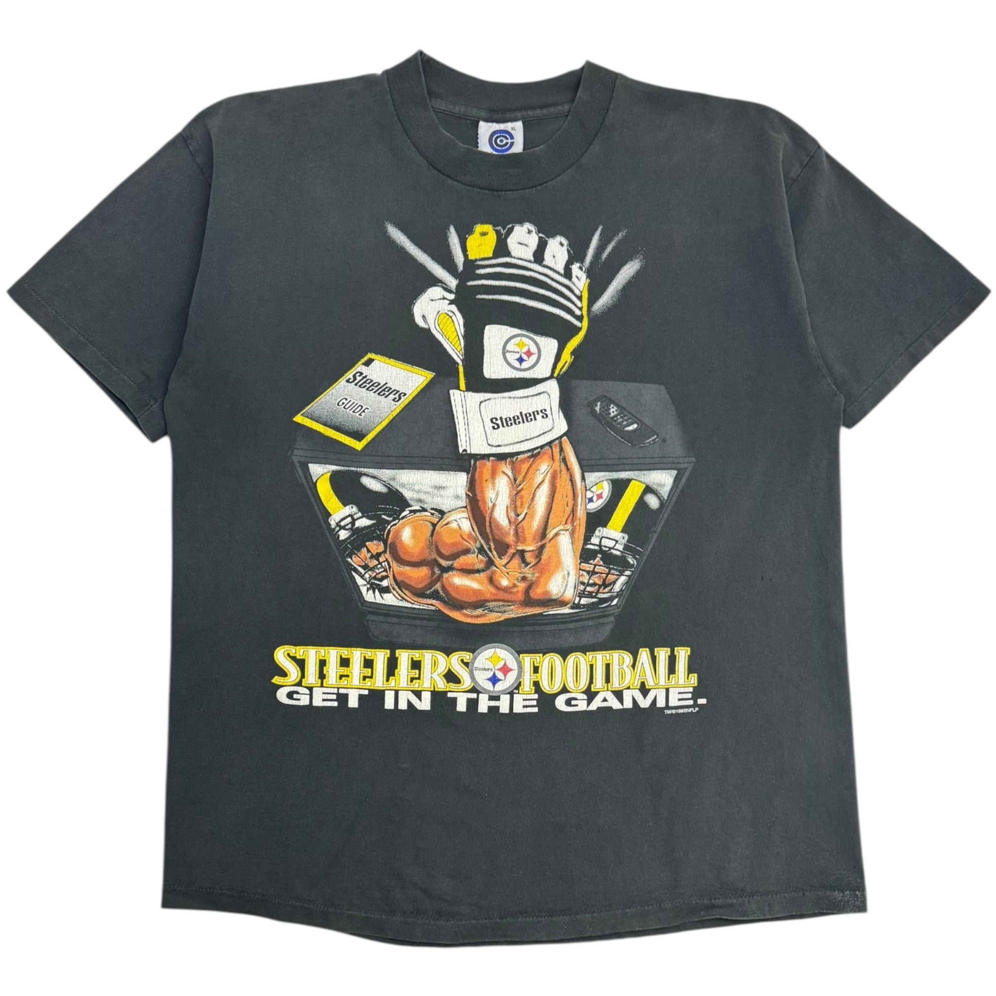 1995 Pittsburg Steelers "Get In The Game" NFL T-Shirt