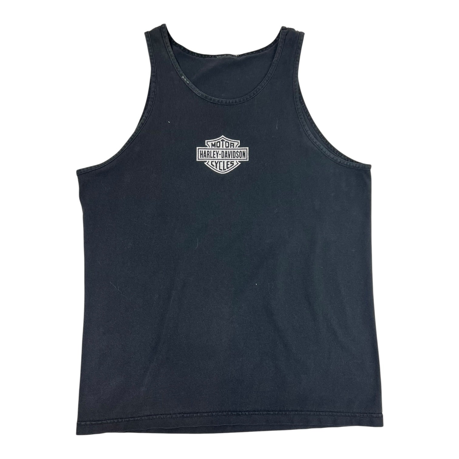 Vintage Harley-Davidson Cotton Tank Top Black