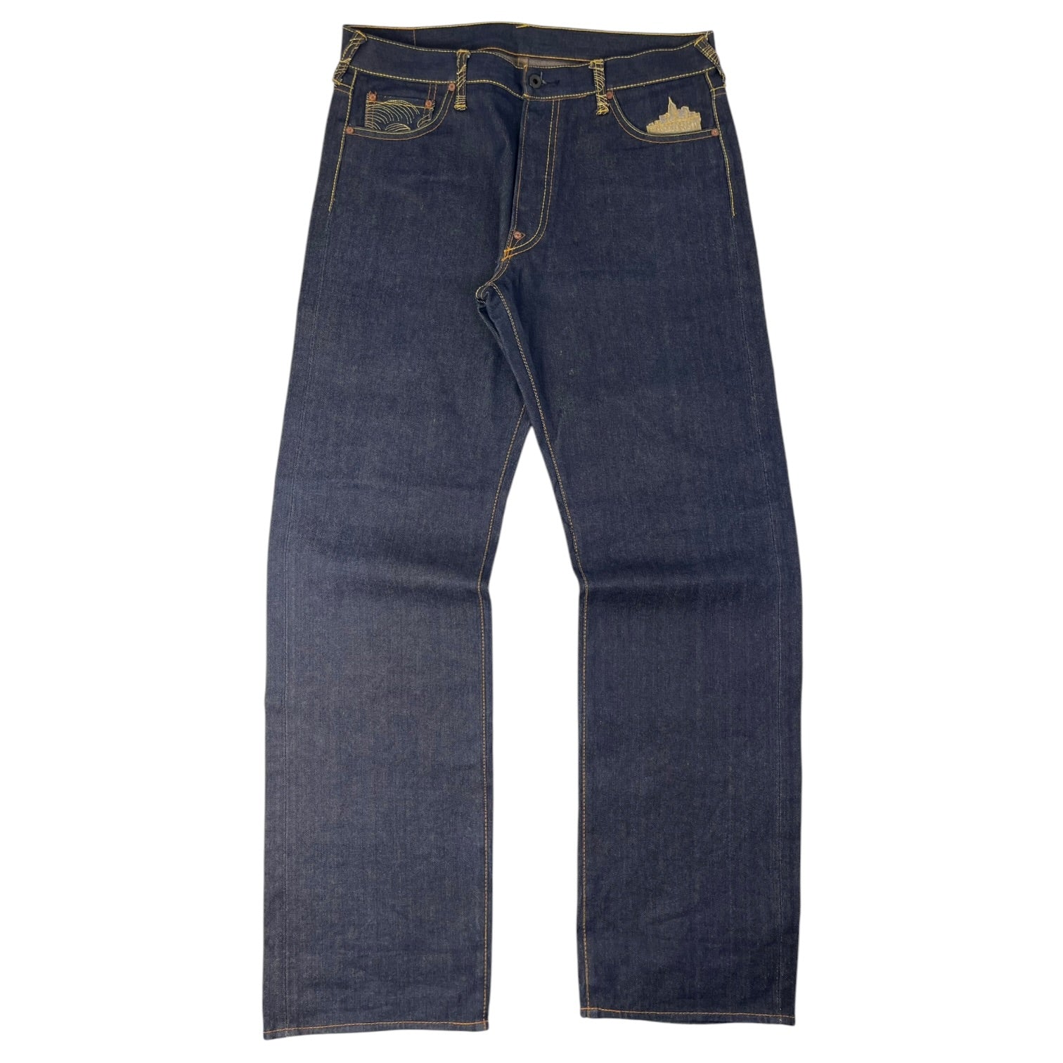 Vintage Y2K Martin Ksohoh Embroidered Denim Bottoms
