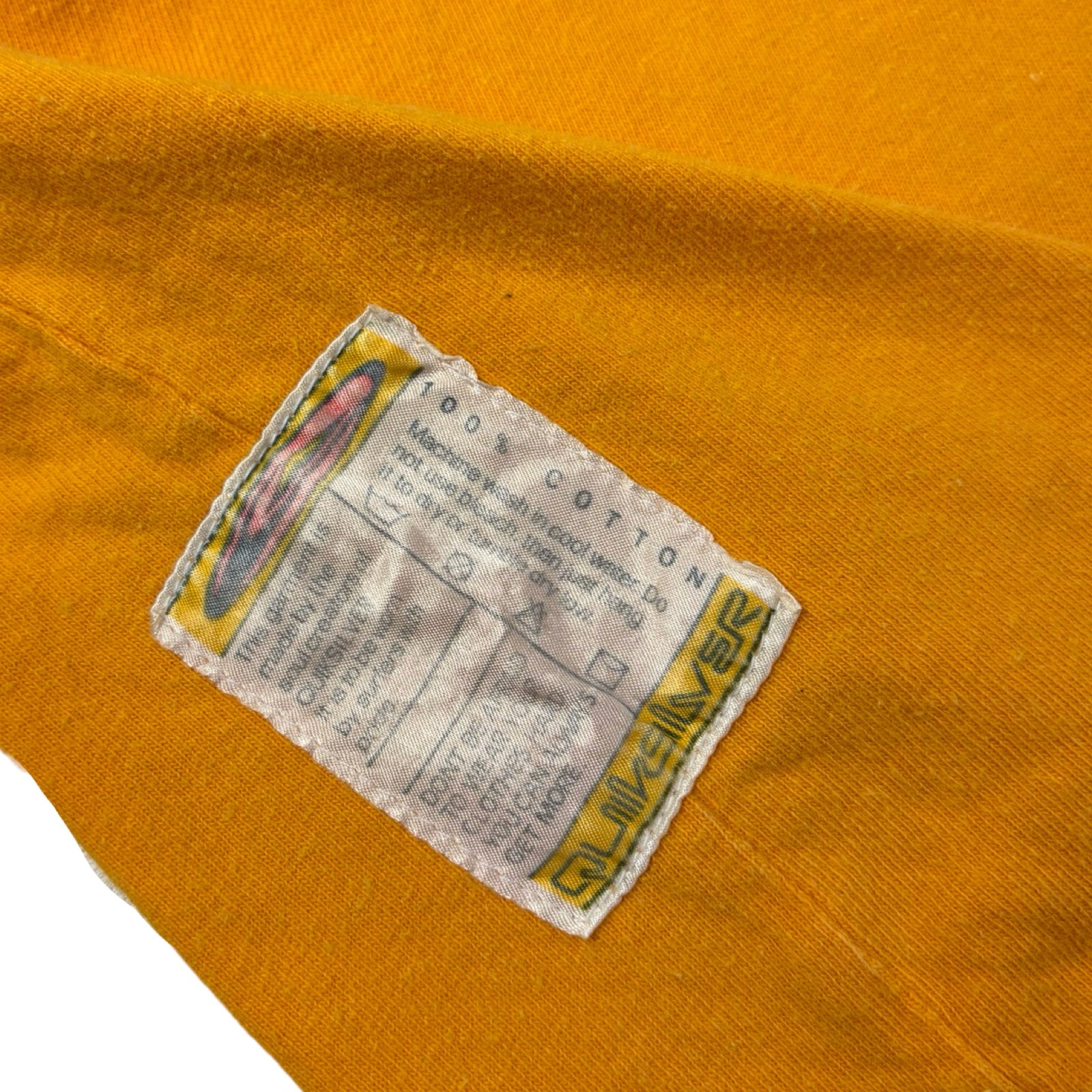 Vintage Y2K Quicksilver Baseball Jersey Yellow