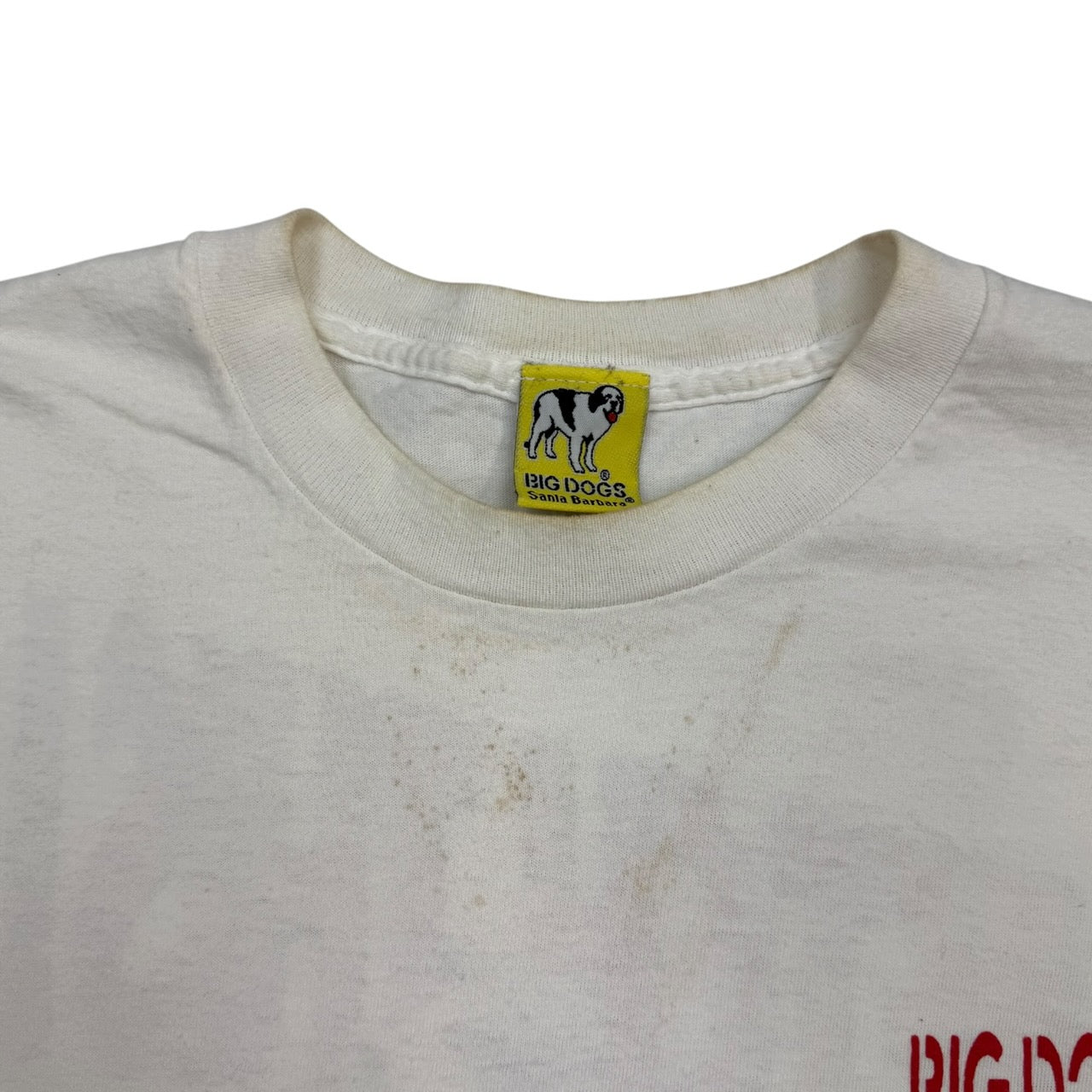 Vintage Big Dogs Fetch This T-Shirt White