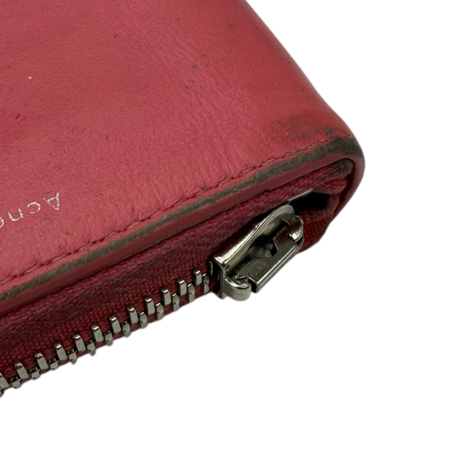 Acne Studios Zipper Wallet Pink