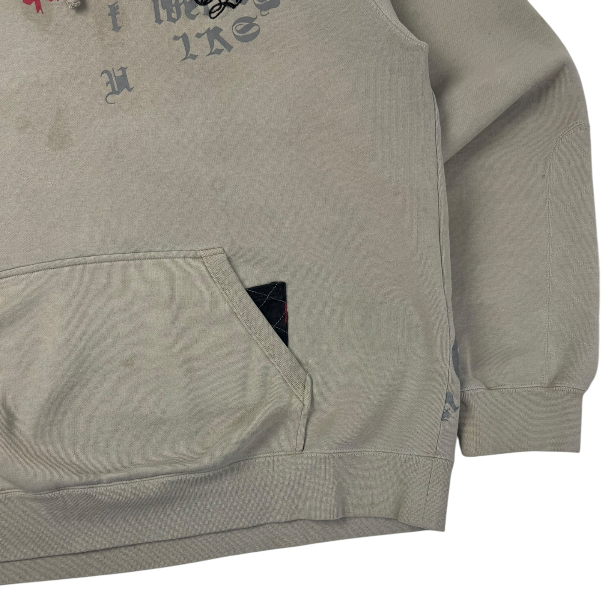 Vintage Quiksilver Skate Surf Goth Font Hoodie