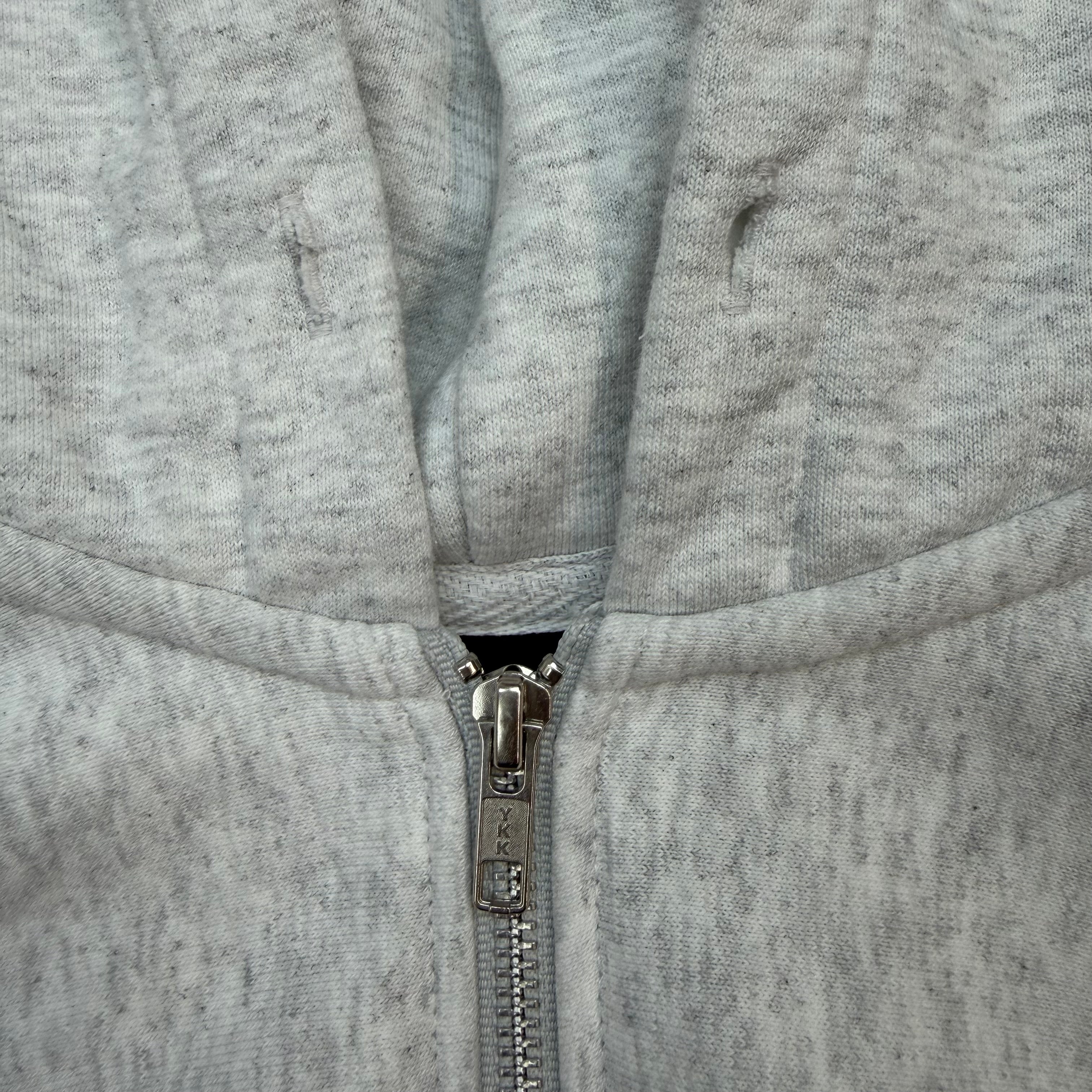 Stussy Superior Quality Zip Hoodie Ash Grey