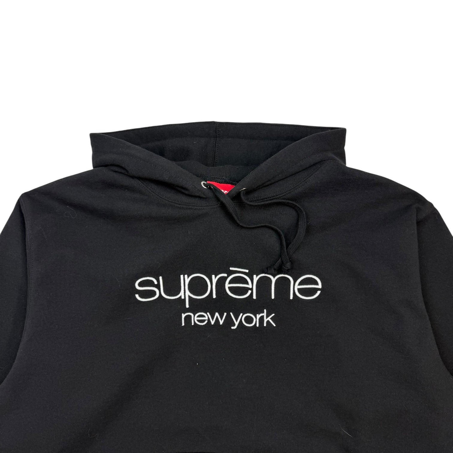 Supreme Classic Logo Hoodie Black