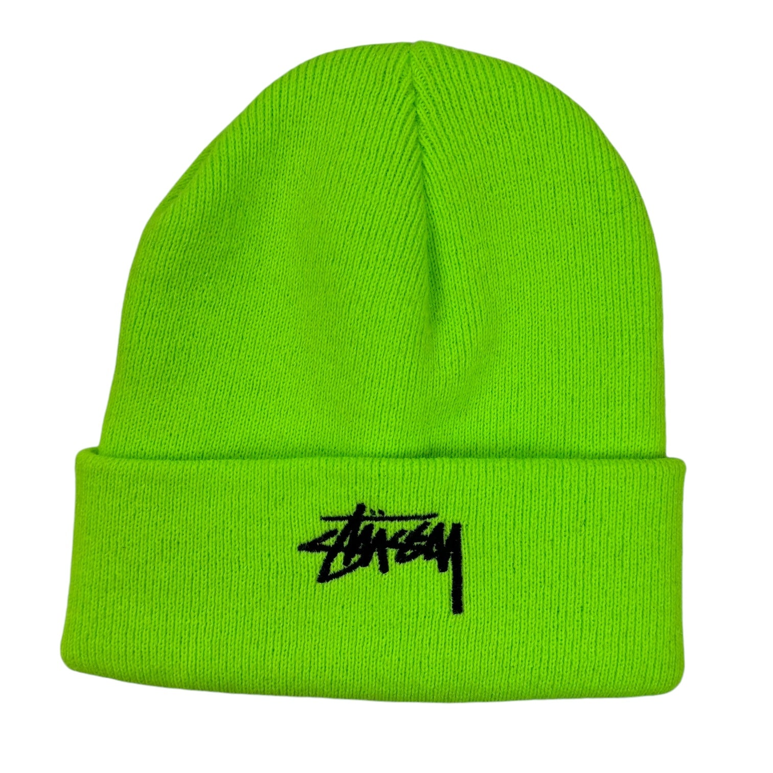 Stussy Stock Cuff Beanie Neon Green