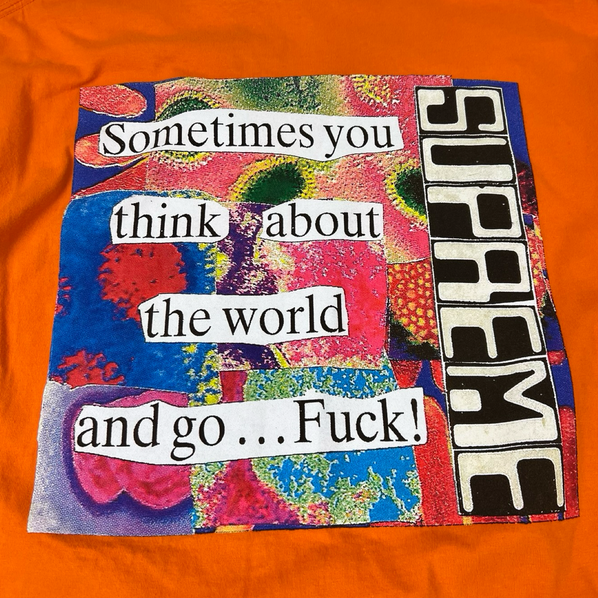 Supreme Static Orange T-Shirt