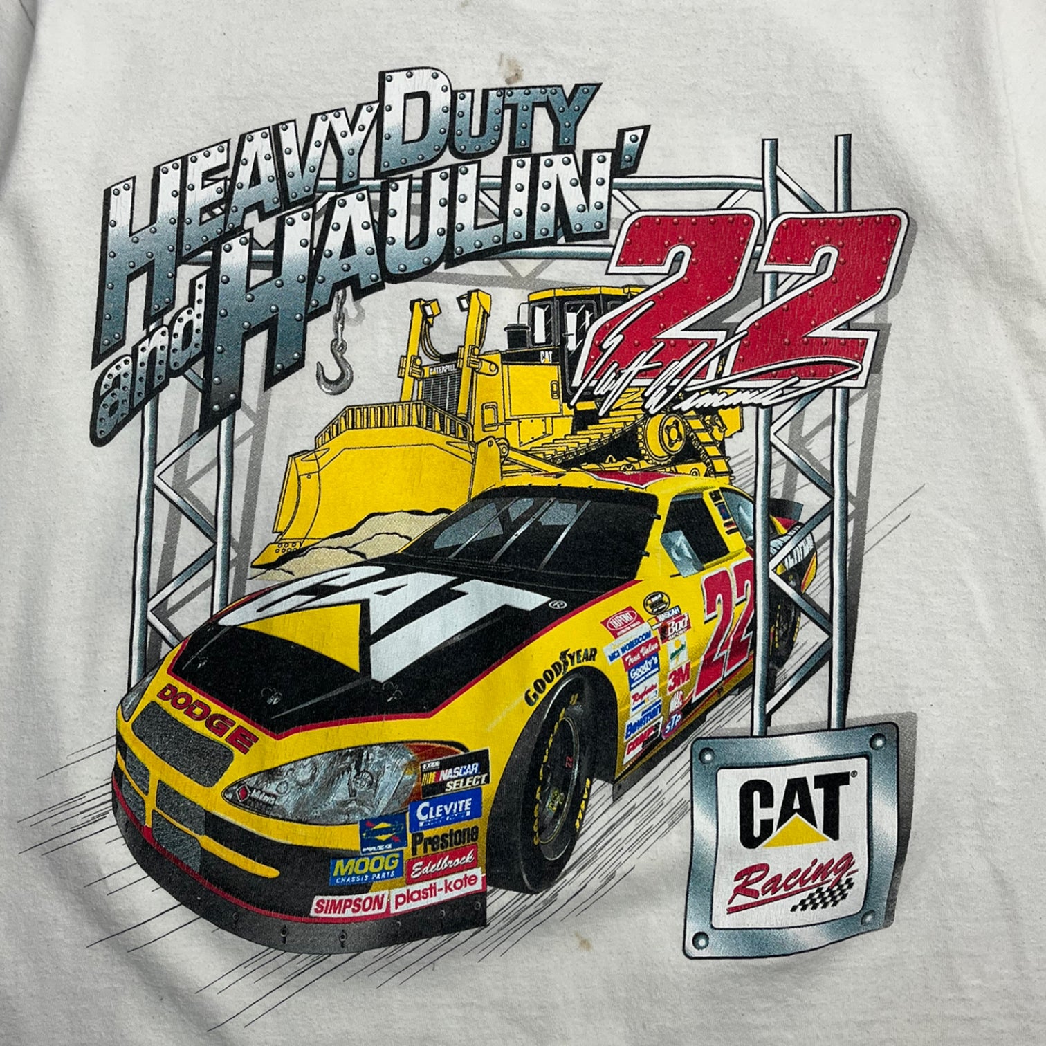 2003 Scott Wimmer Caterpillar Race T-Shirt