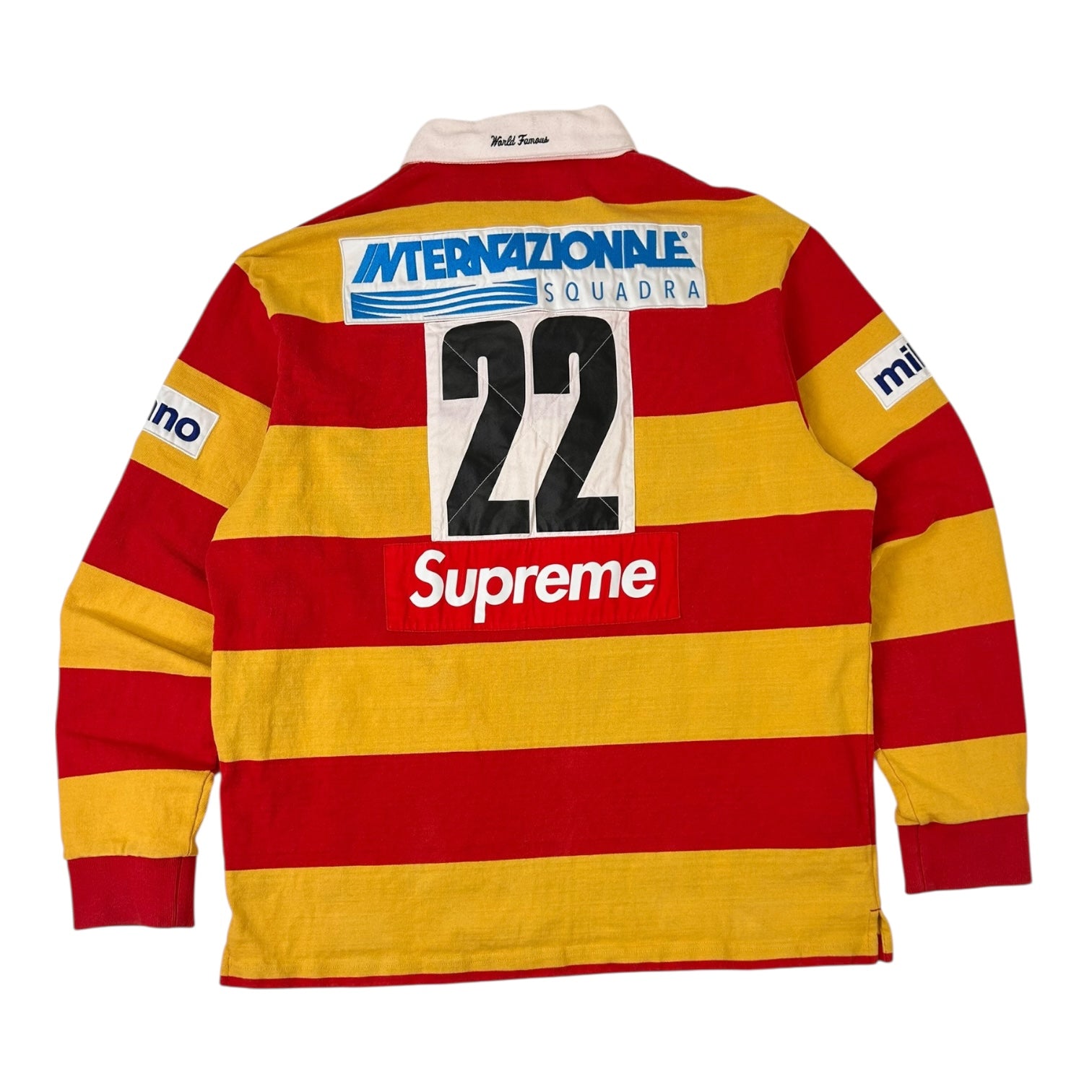 Supreme Stripe Rugby Red/Yellow