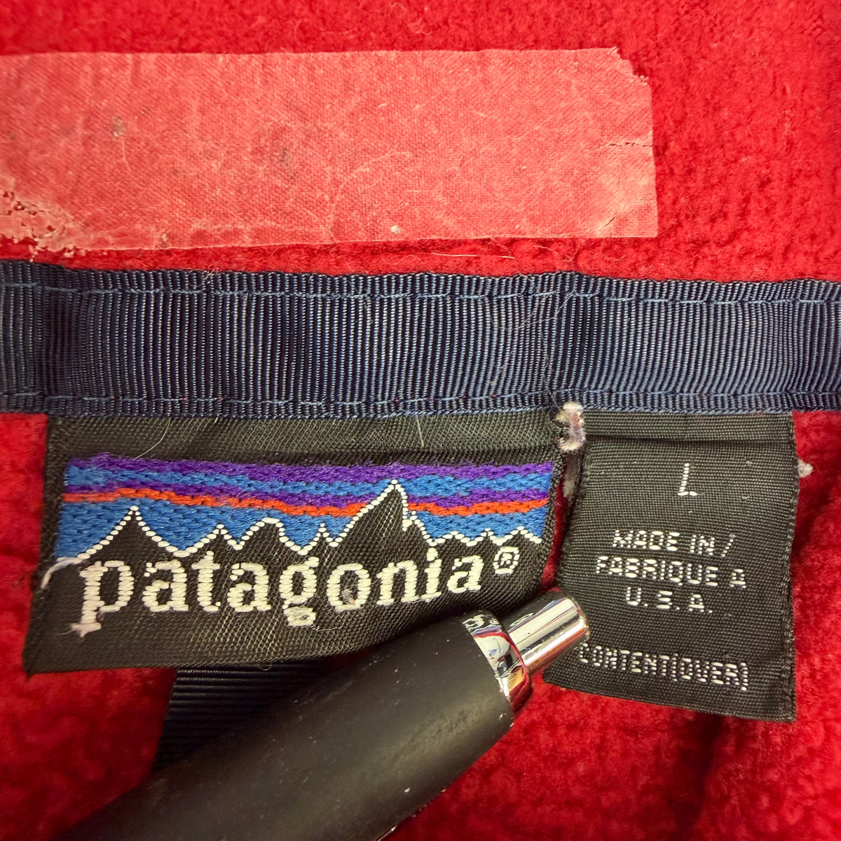 Vintage Patagonia Zip Up Fleece Jacket Red