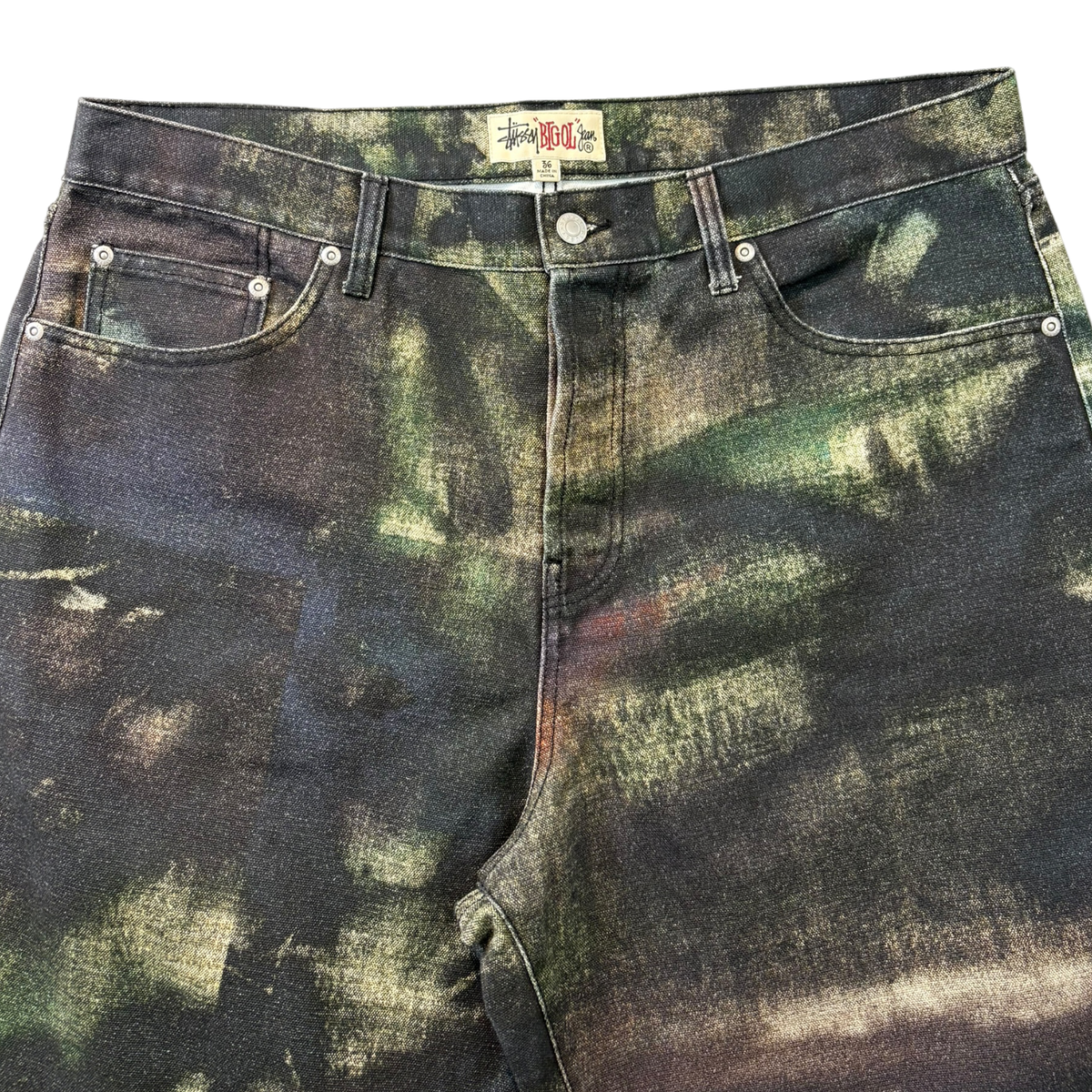 Stussy Big Ol Jeans Stenpat Camo