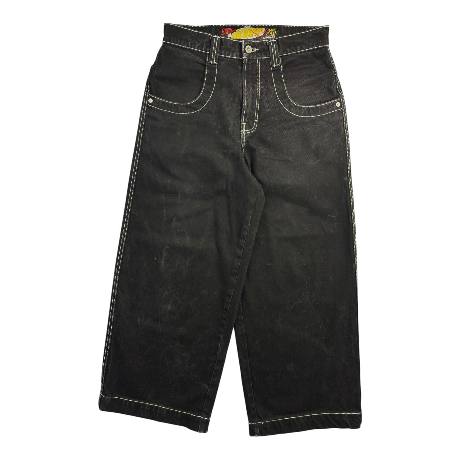 (W) JNCO Industries Wide Leg Jeans Black