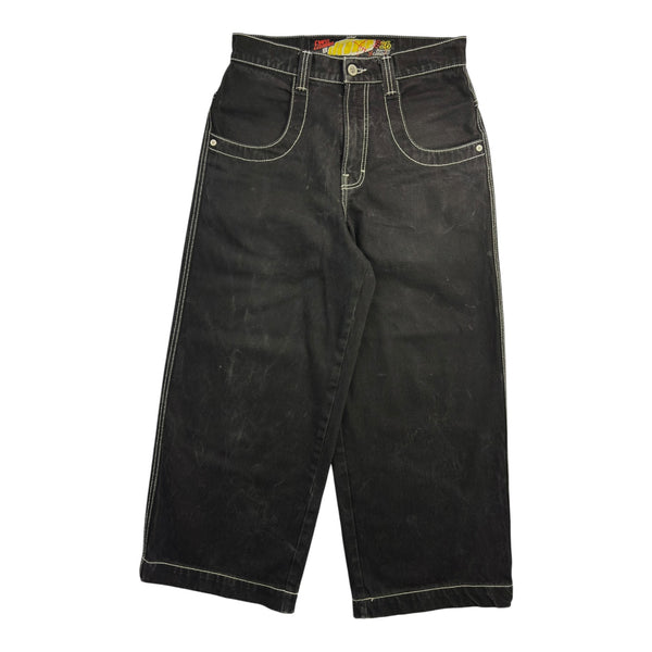 (W) JNCO Industries Wide Leg Jeans Black