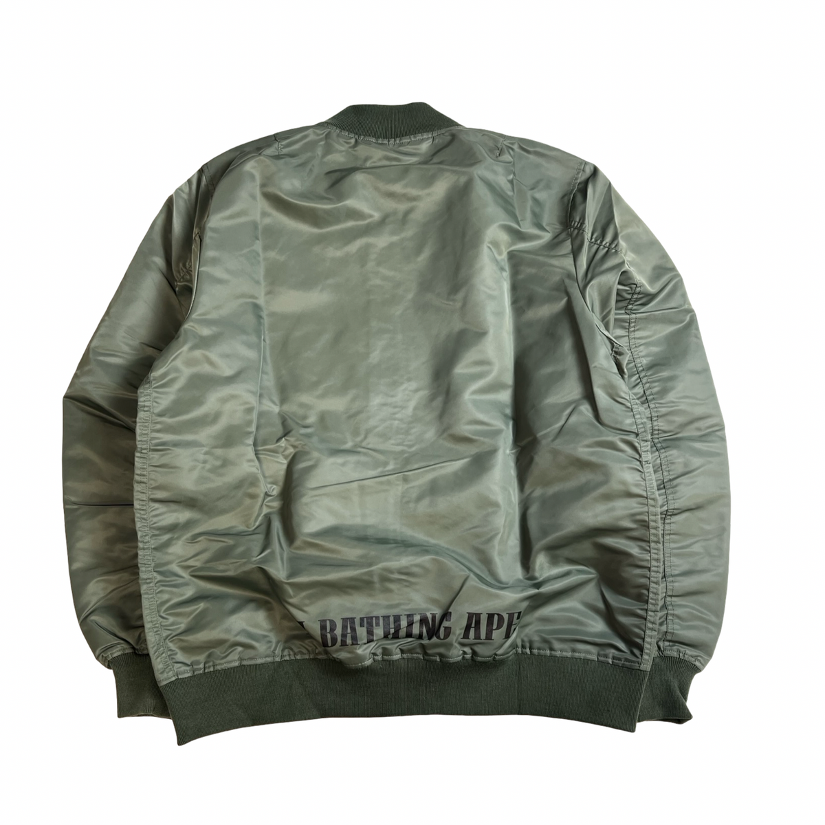 A Bathing Ape BAPE Bomber Jacket Olive Green