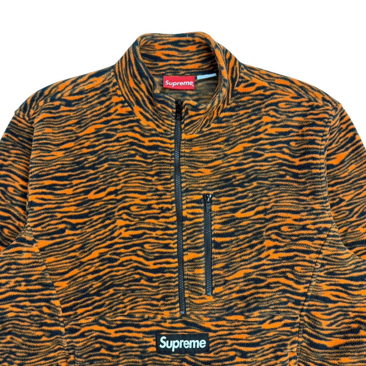 Supreme Polartec Half Zip Pullover Tiger