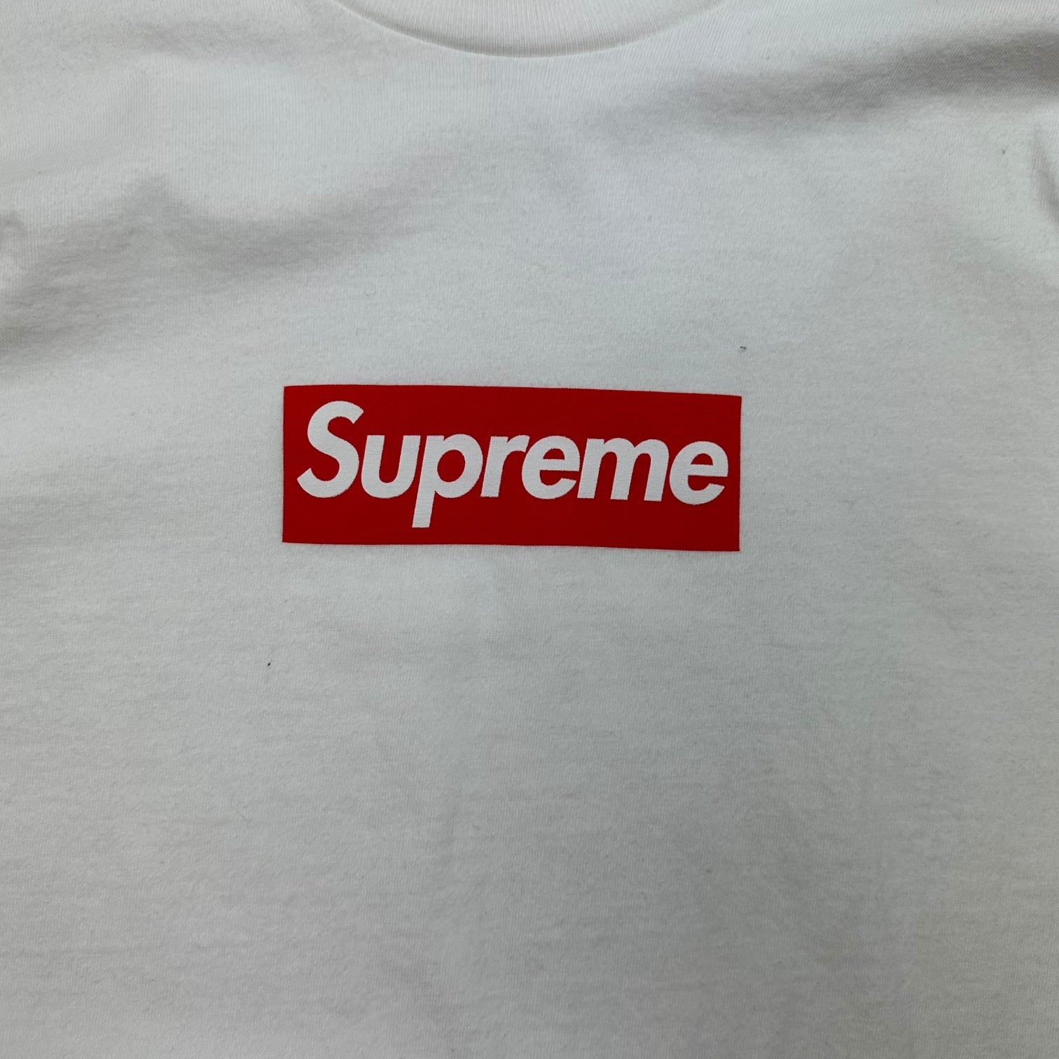 Supreme Box Logo L/S Tee White