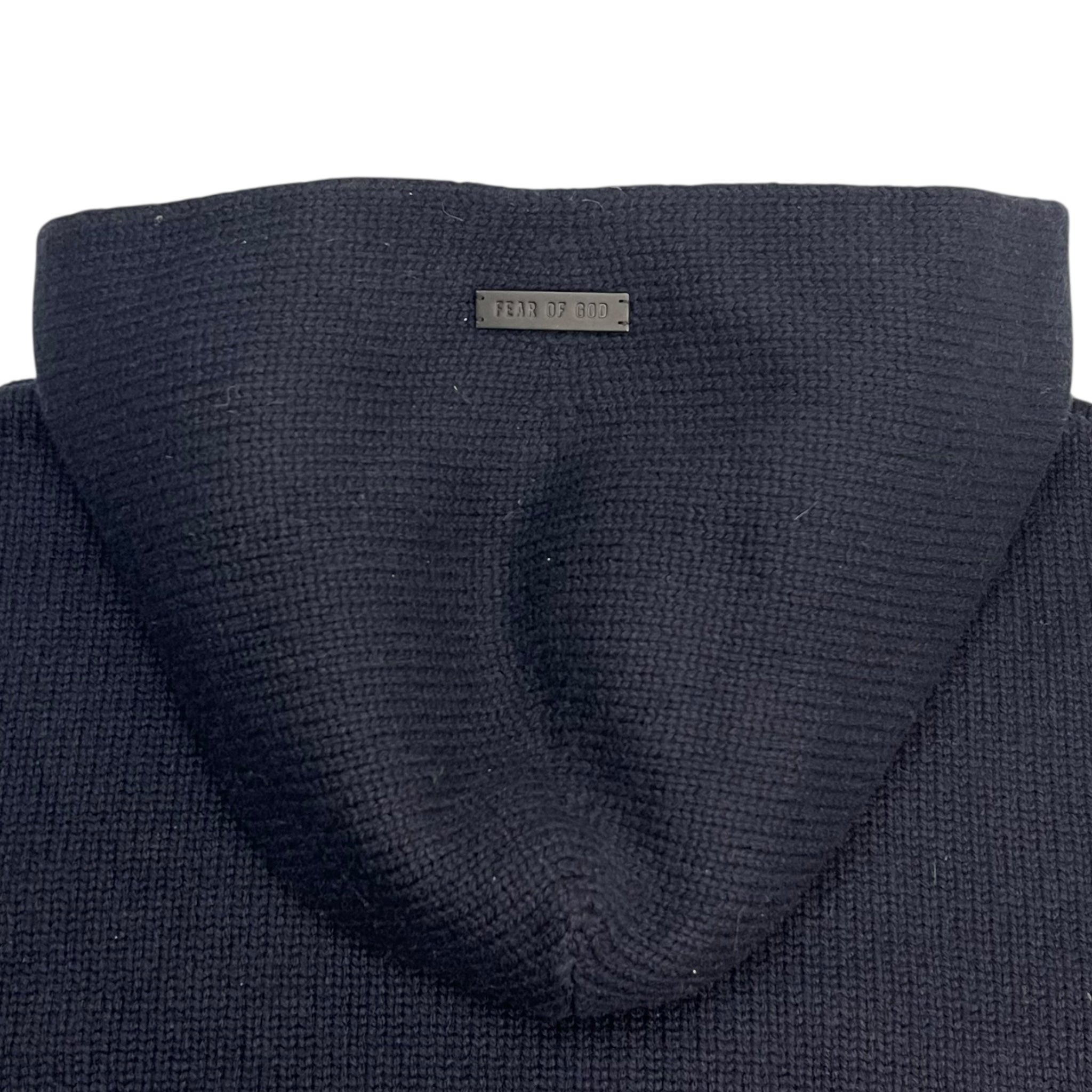 Fear of God Seventh Collection Knit Hoodie Navy