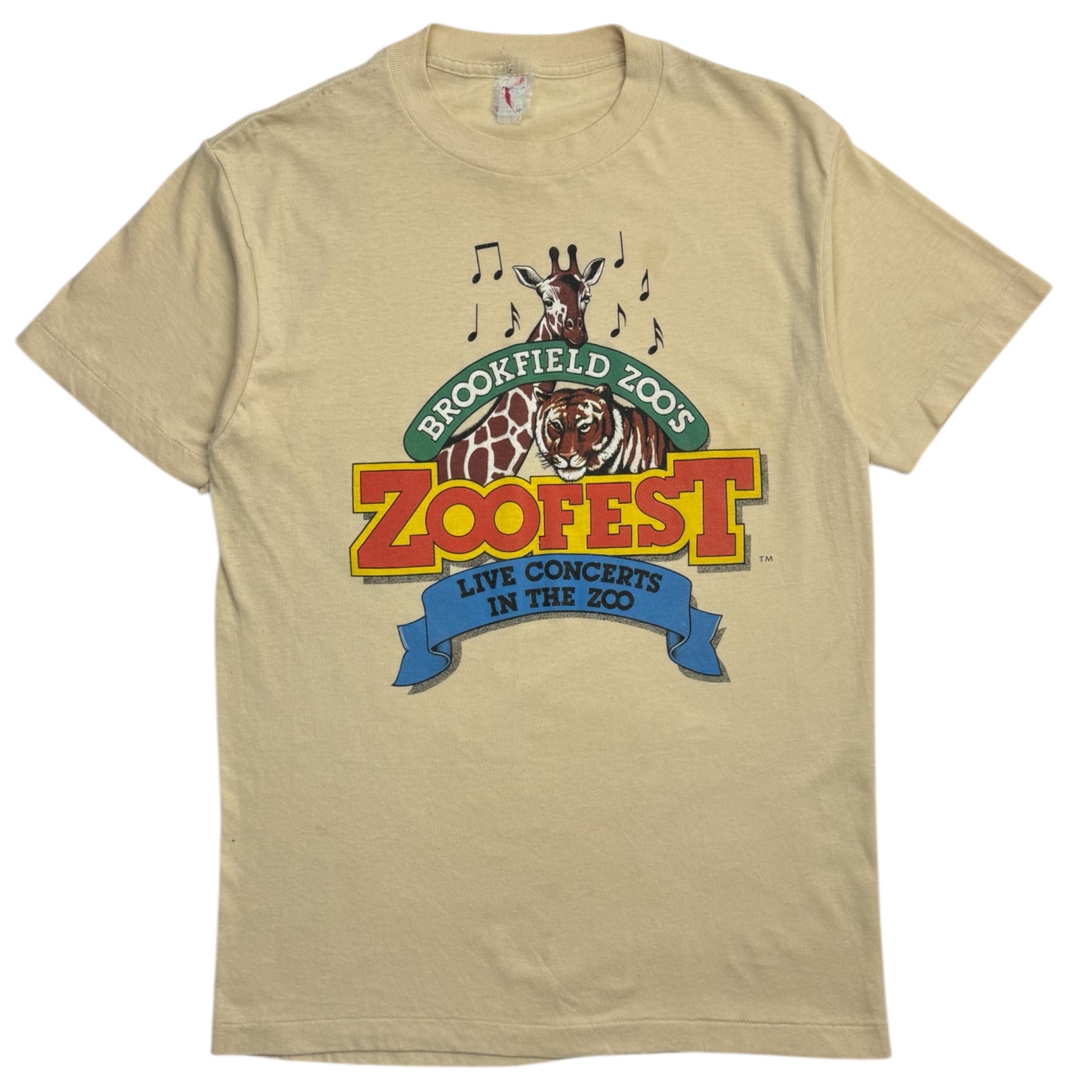 Vintage Brookfield Zoo Live Concerts ZooFest T-Shirt