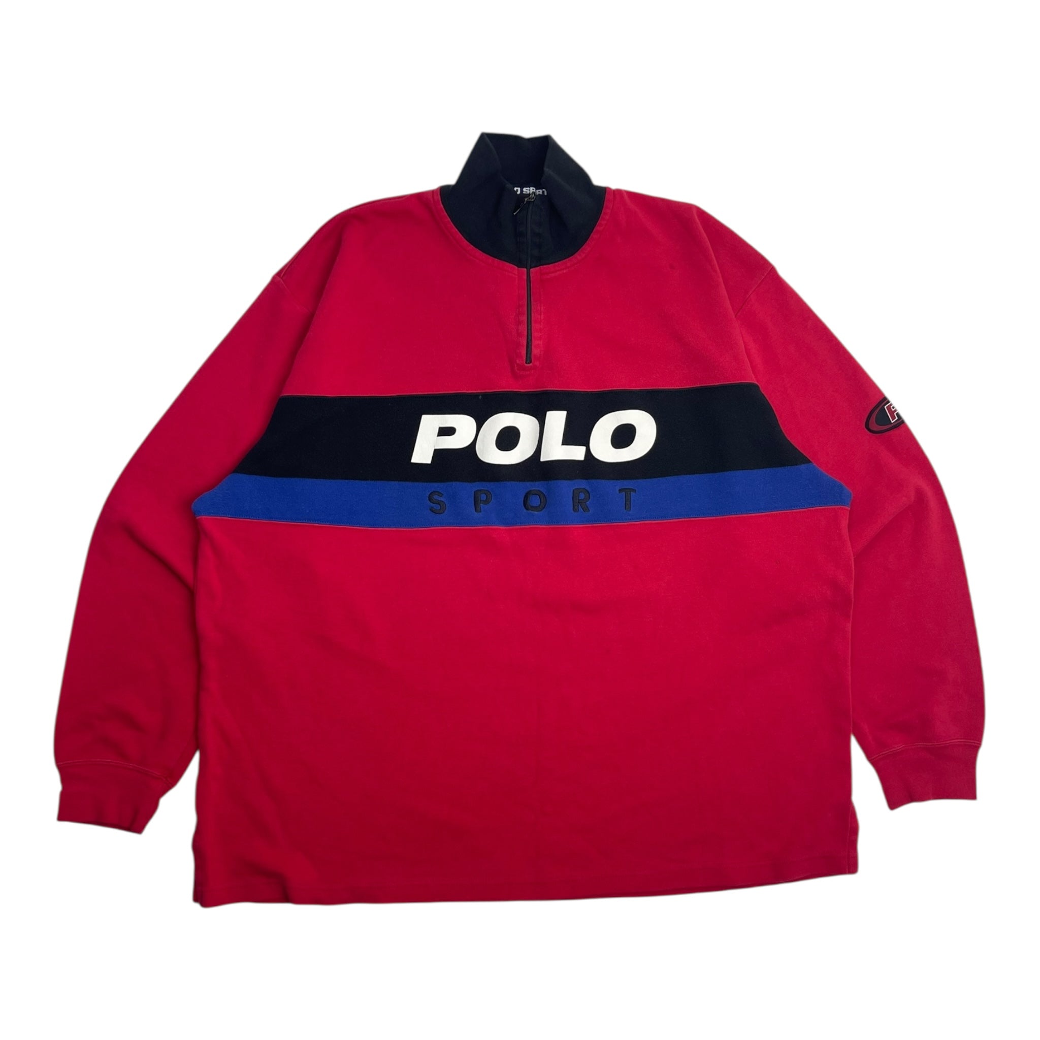 Vintage Polo Sport Quarterzip Sweater