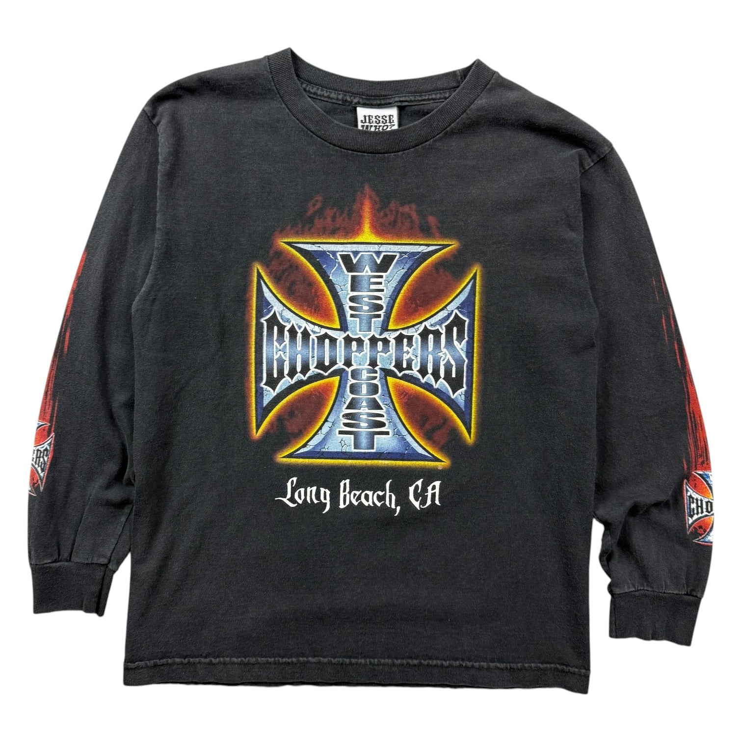 Vintage West Coast Choppers L/S Tee Black