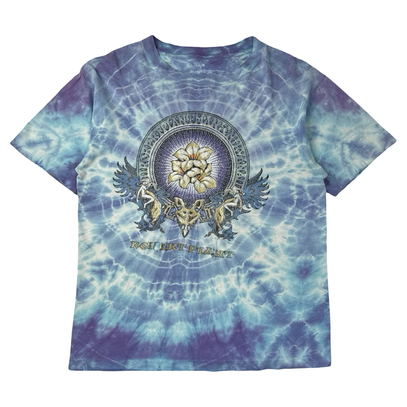 1990 Robert Plant Symmetria Canadian Tour Tie Dye T-Shirt