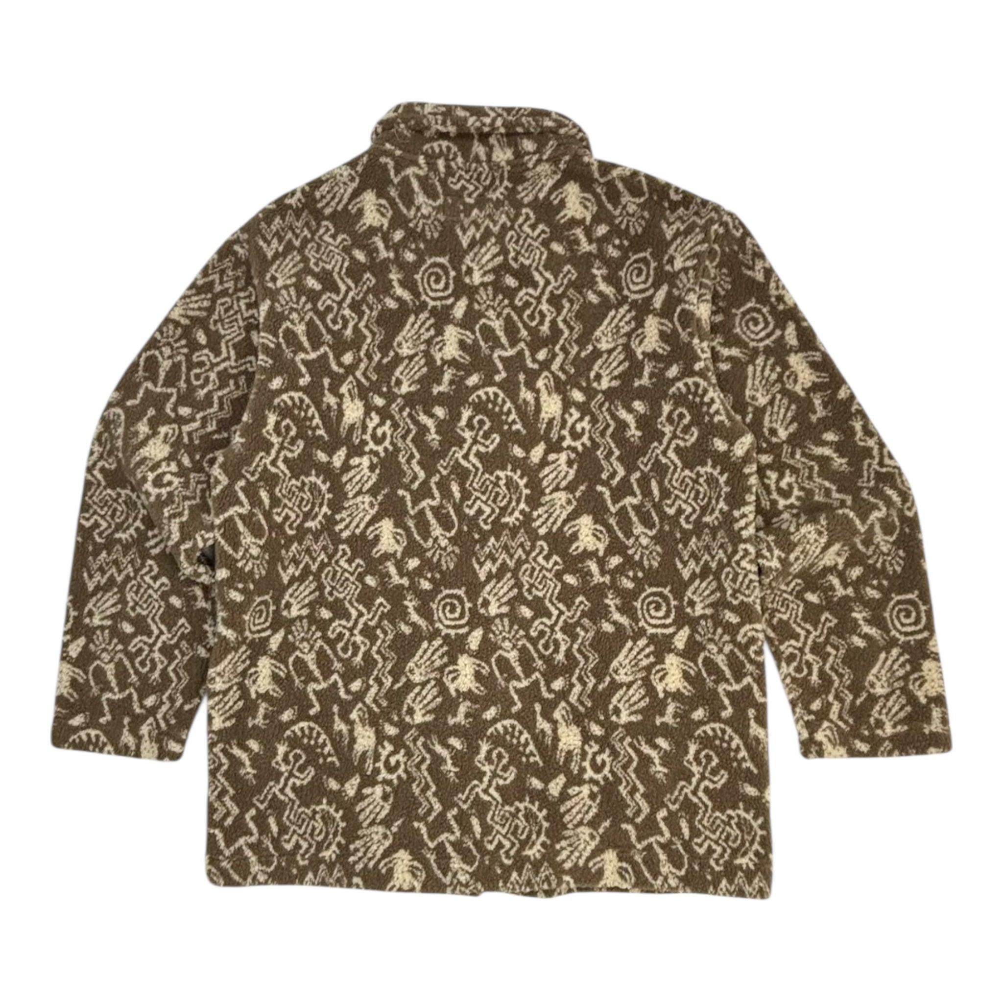 Vintage Muskoka Fleece Button Up Jacket