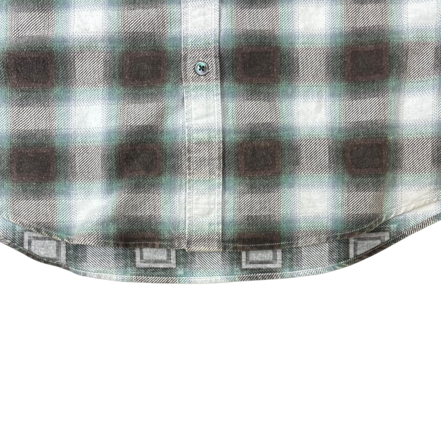 Stussy June Plaid Button-Up Shirt Bone