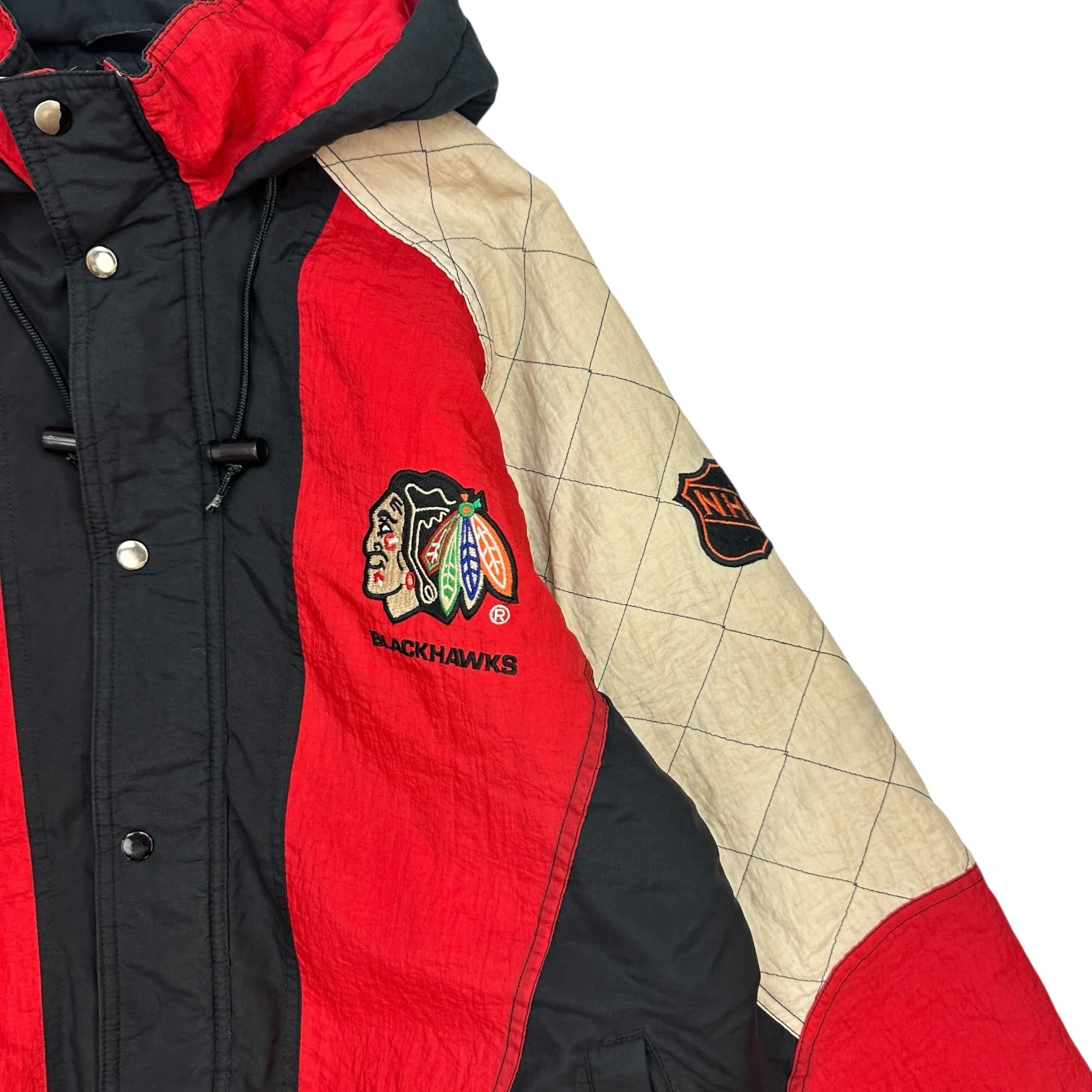 Vintage Chicago Blackhawks Starter Jacket Red/White